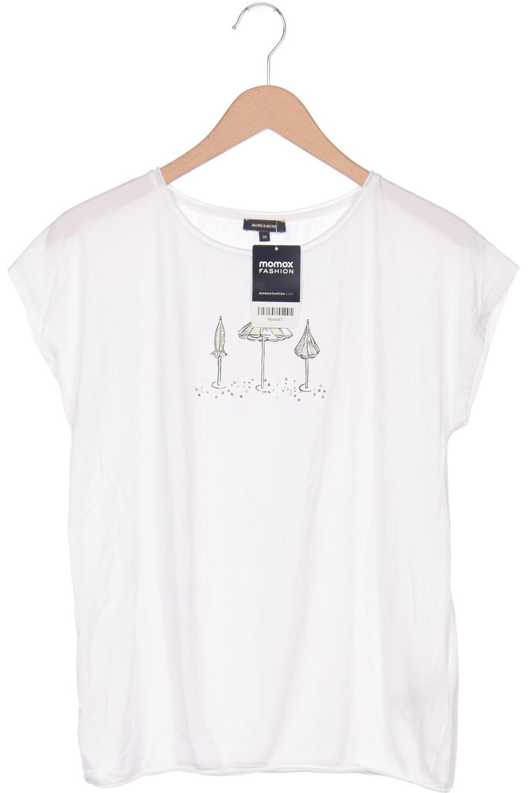

More & More Damen T-Shirt, weiß, Gr. 38