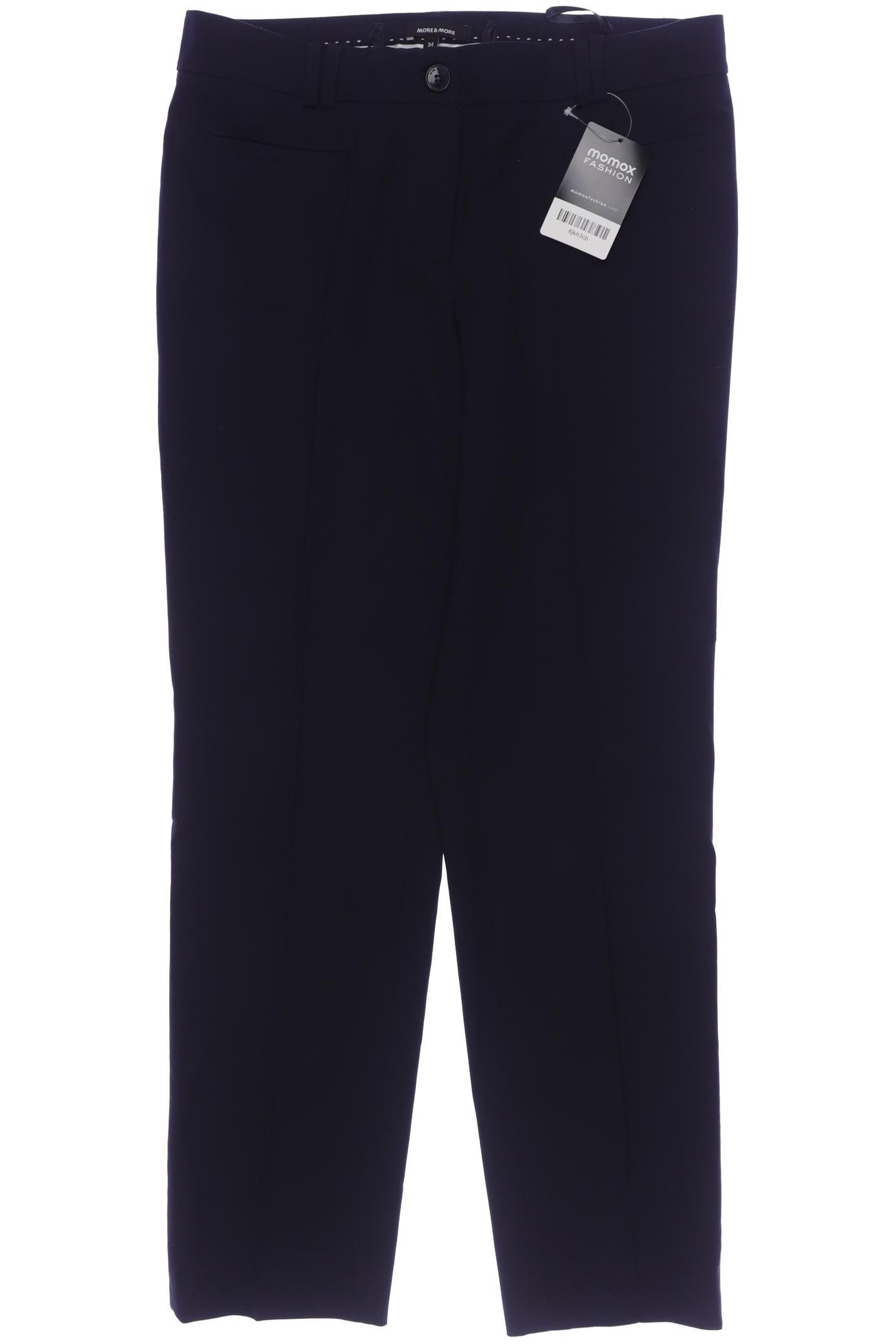 

More & More Damen Stoffhose, marineblau, Gr. 34