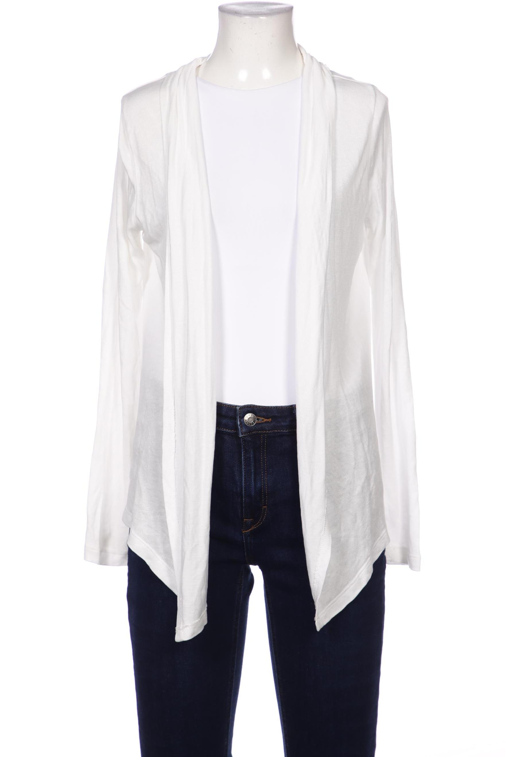 

More & More Damen Strickjacke, weiß, Gr. 36