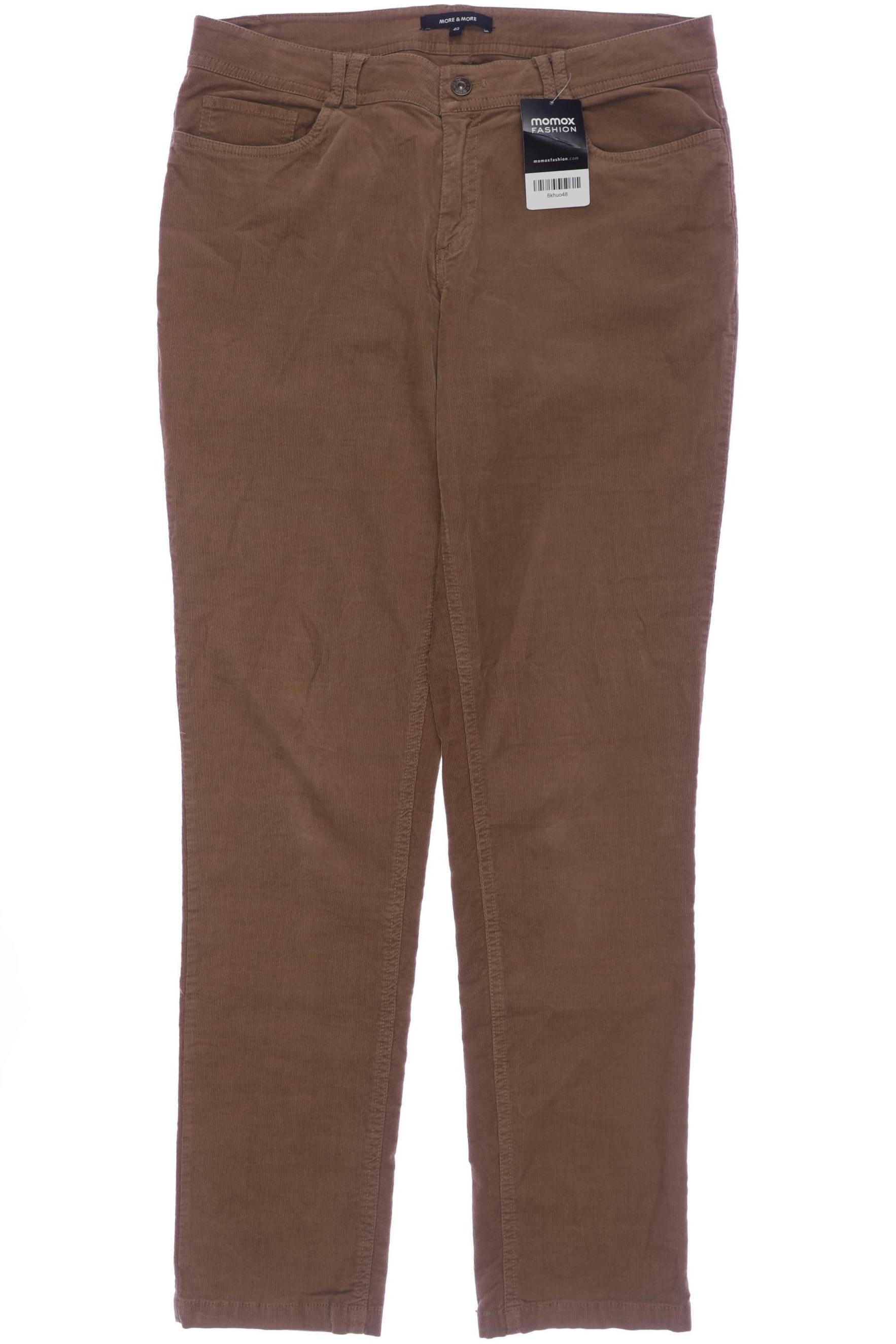 

More & More Damen Stoffhose, braun, Gr. 40