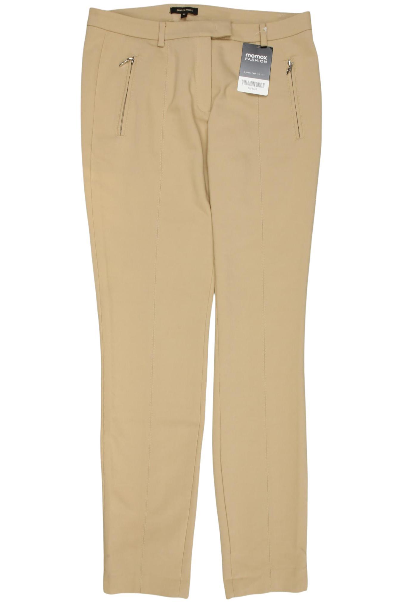 

More & More Damen Stoffhose, beige, Gr. 34