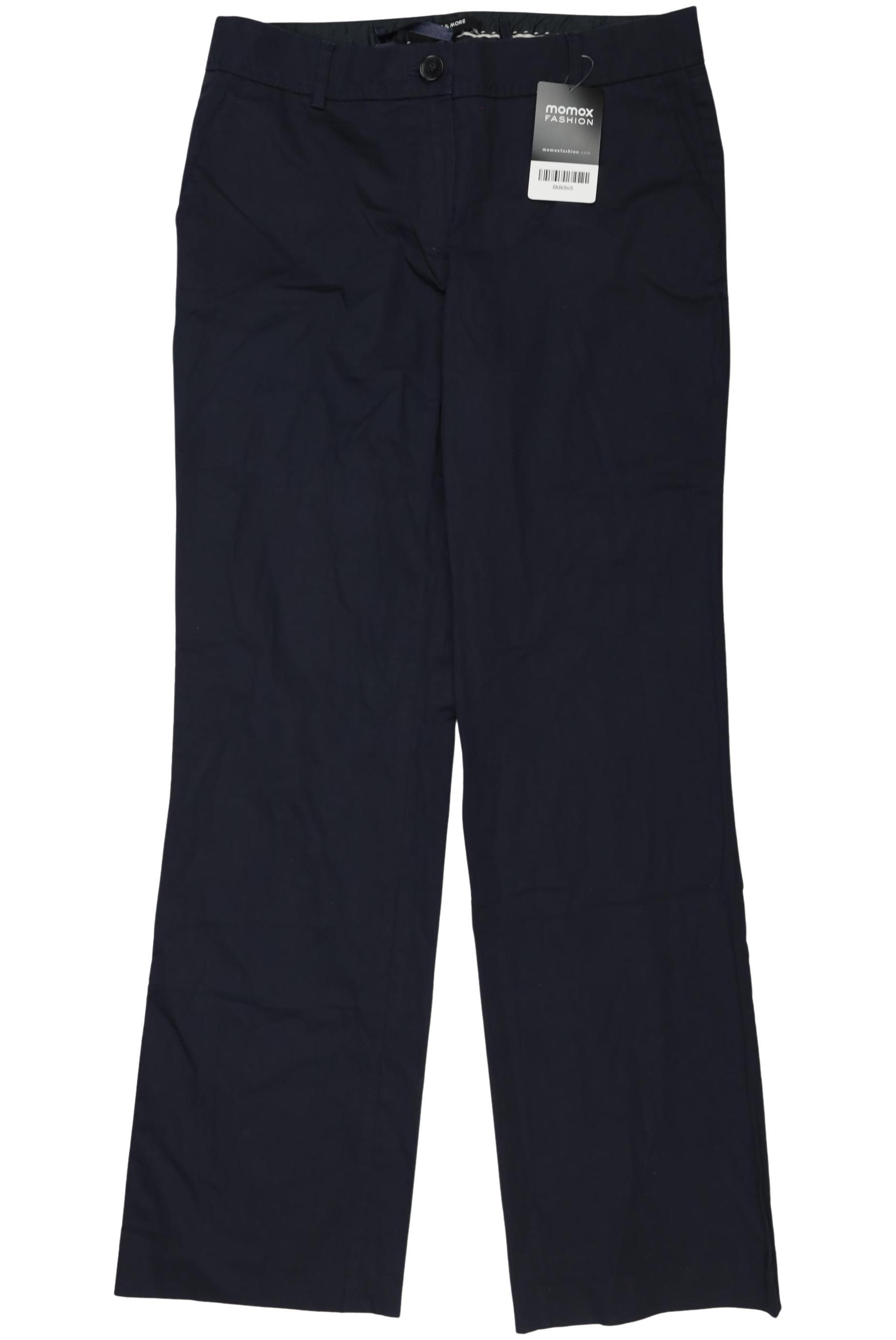 

More & More Damen Stoffhose, marineblau, Gr. 34