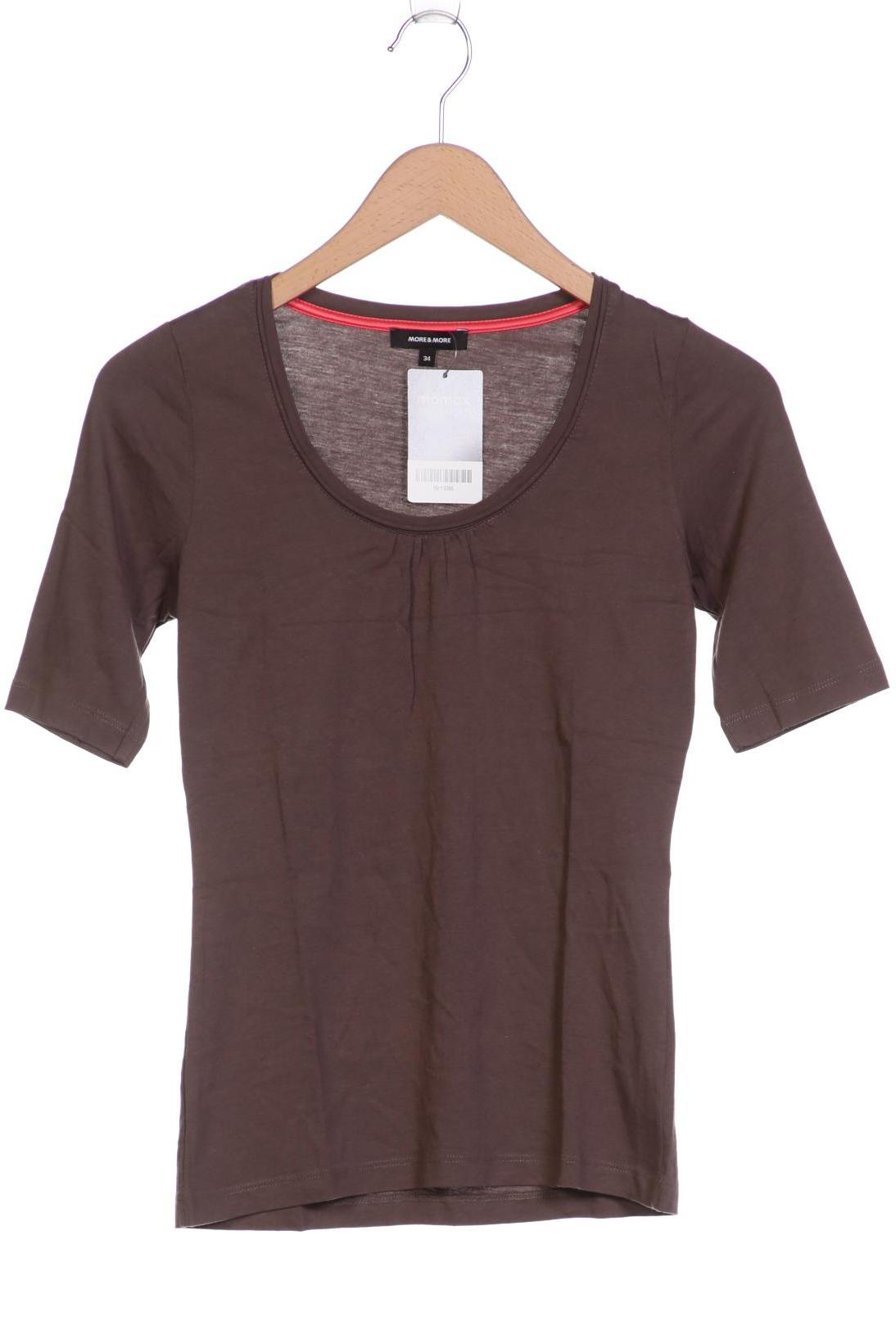 

More & More Damen T-Shirt, grau, Gr. 34