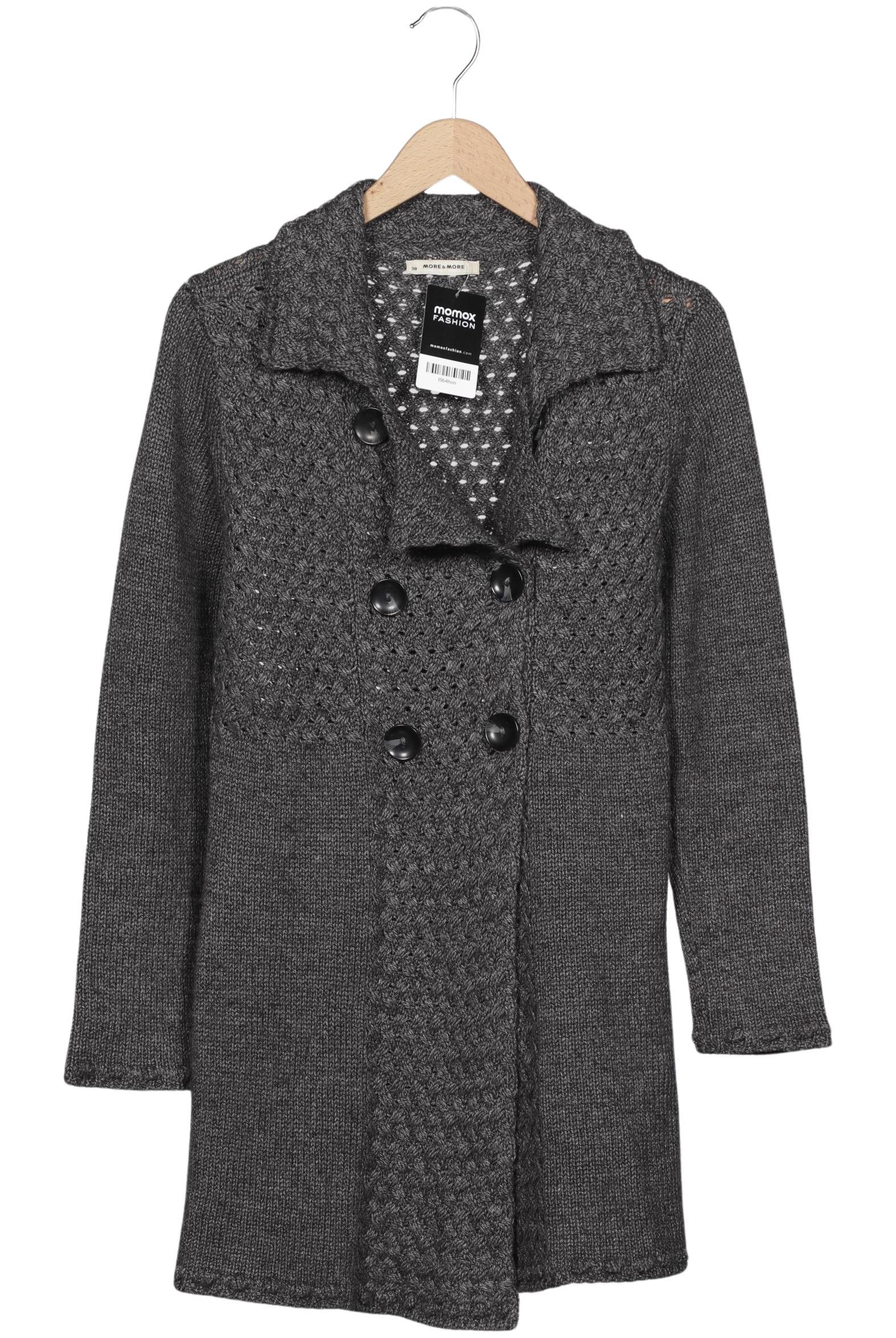 

More & More Damen Strickjacke, grau, Gr. 38