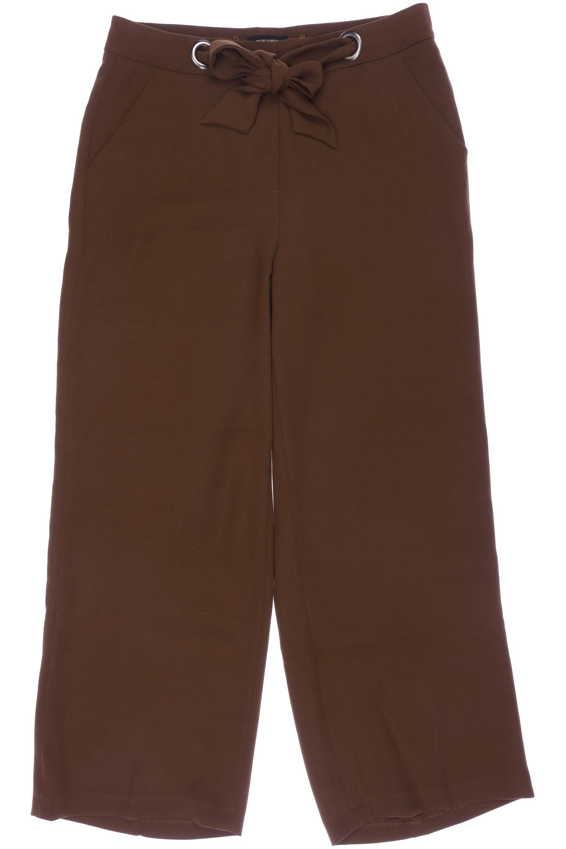 

More & More Damen Stoffhose, braun, Gr. 34