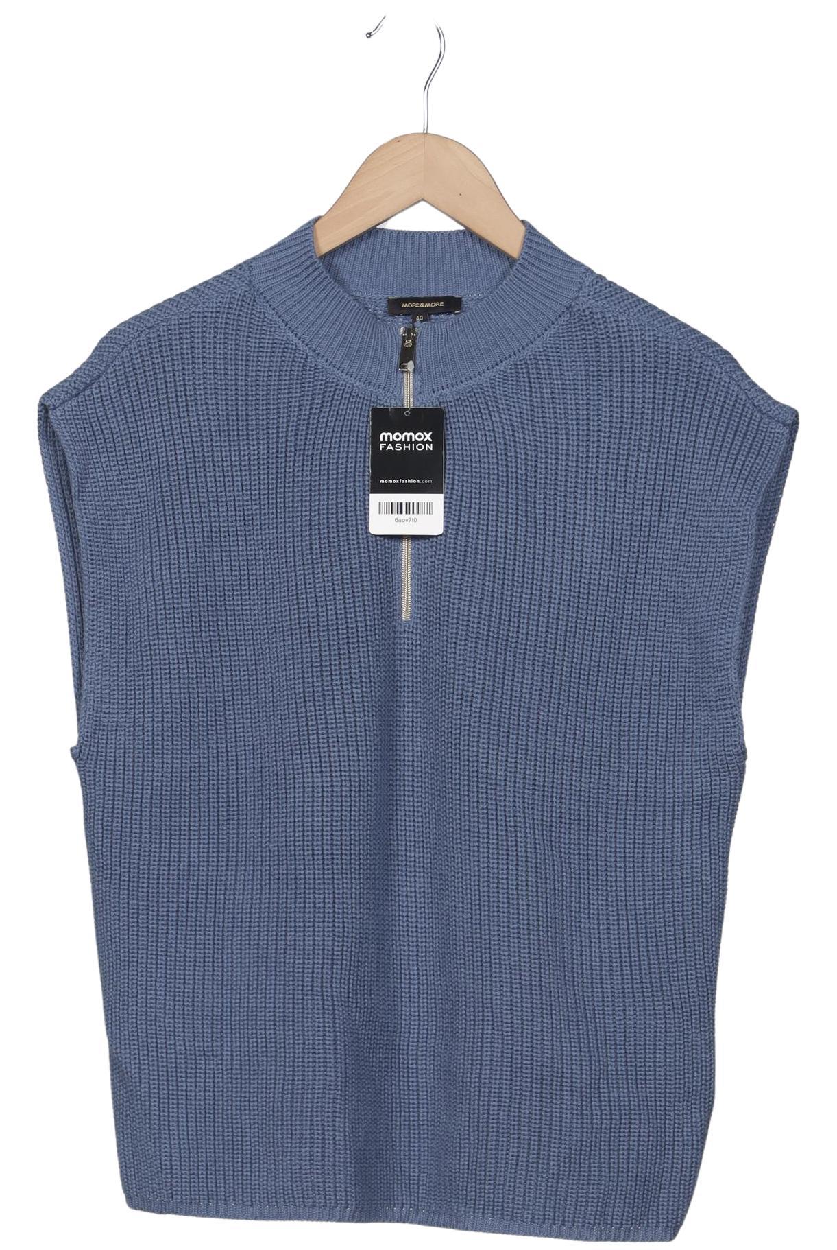 

More & More Damen Pullover, blau, Gr. 40