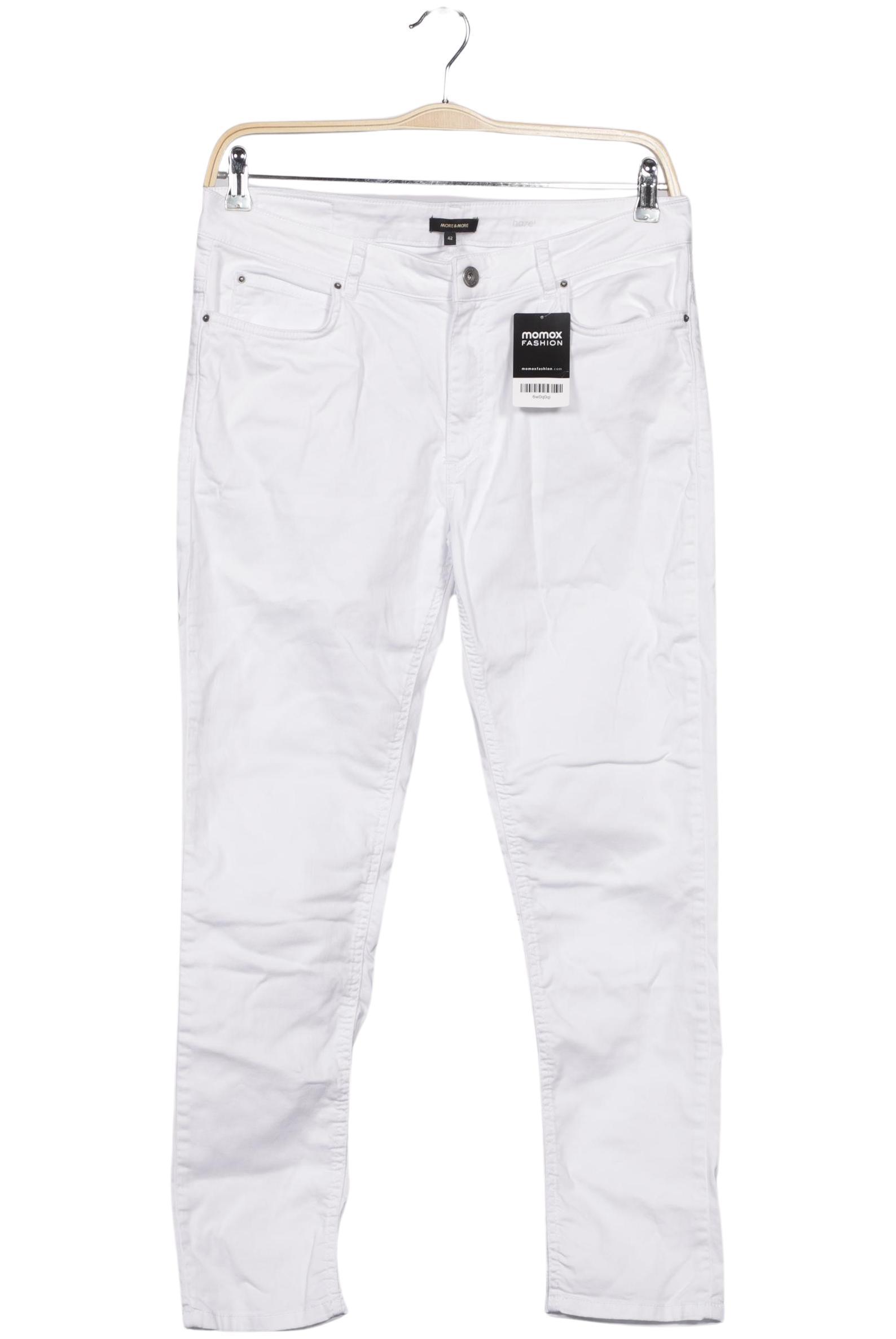 

More & More Damen Jeans, weiß, Gr. 42