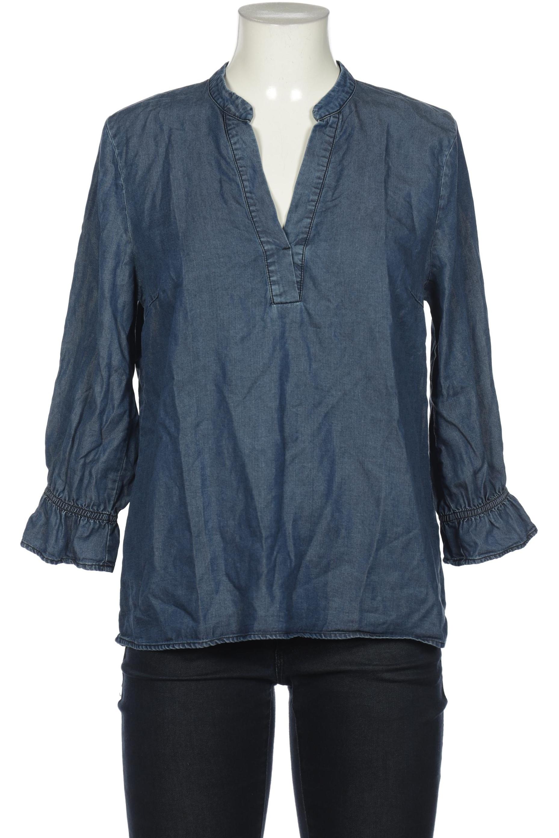 

More & More Damen Bluse, blau, Gr. 40