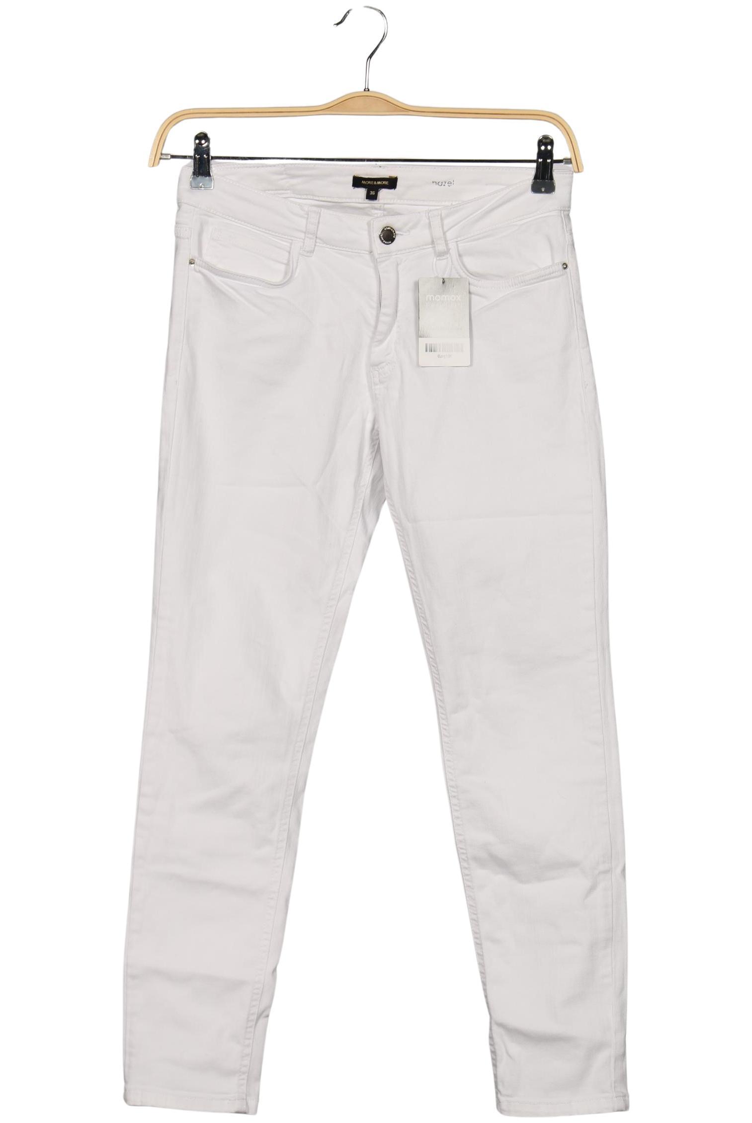 

More & More Damen Jeans, weiß, Gr. 36