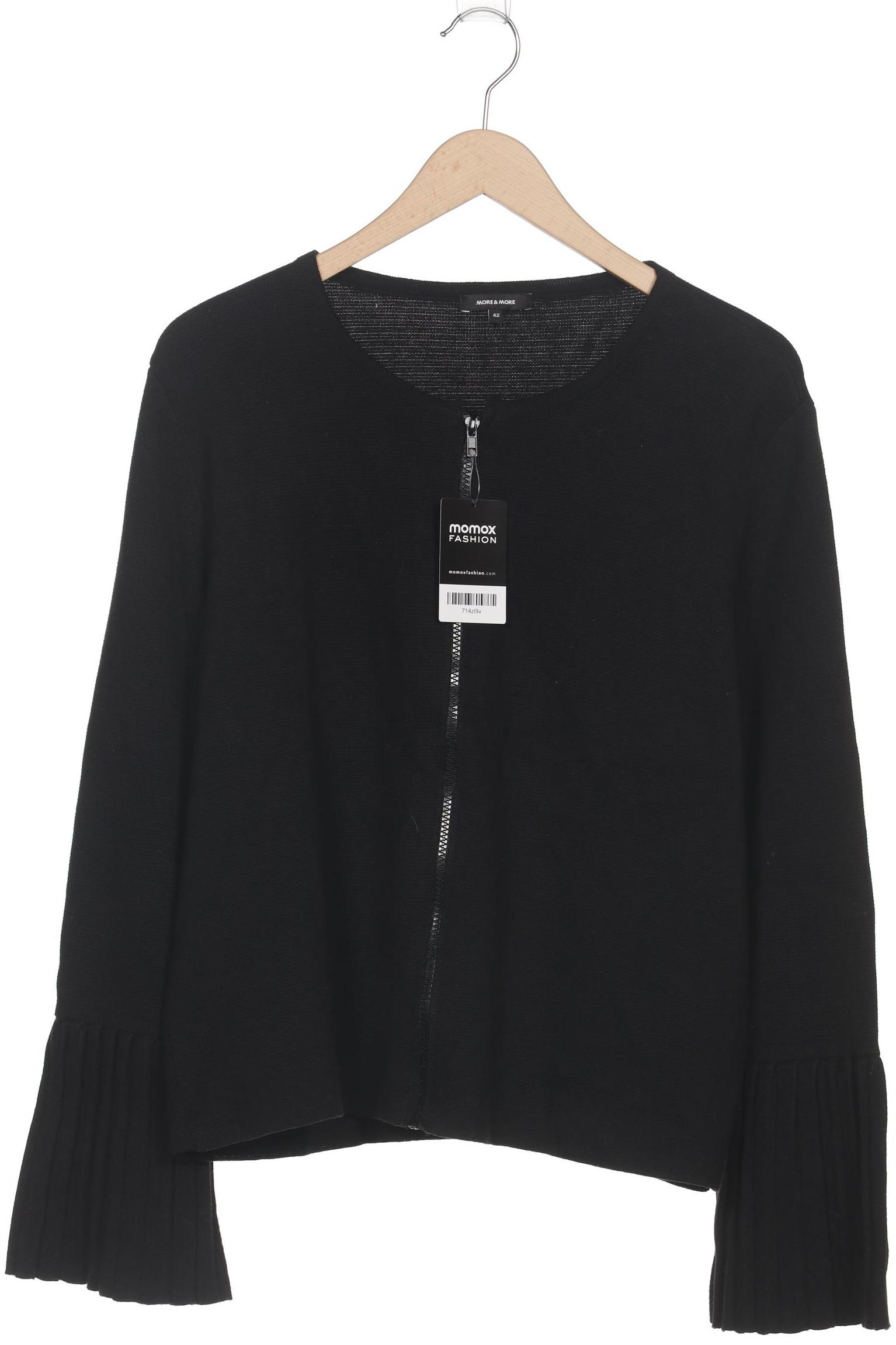 

More & More Damen Strickjacke, schwarz, Gr. 42