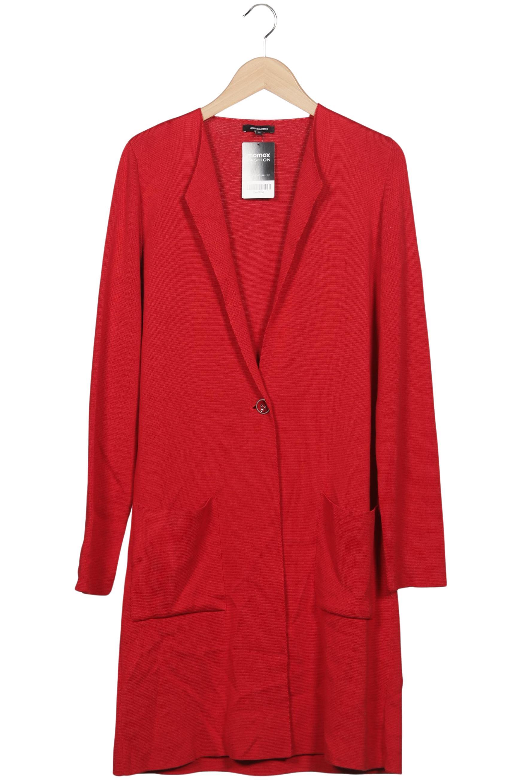 

More & More Damen Strickjacke, rot, Gr. 40