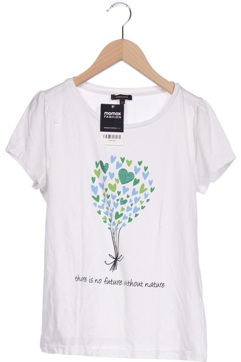 

More & More Damen T-Shirt, weiß, Gr. 36