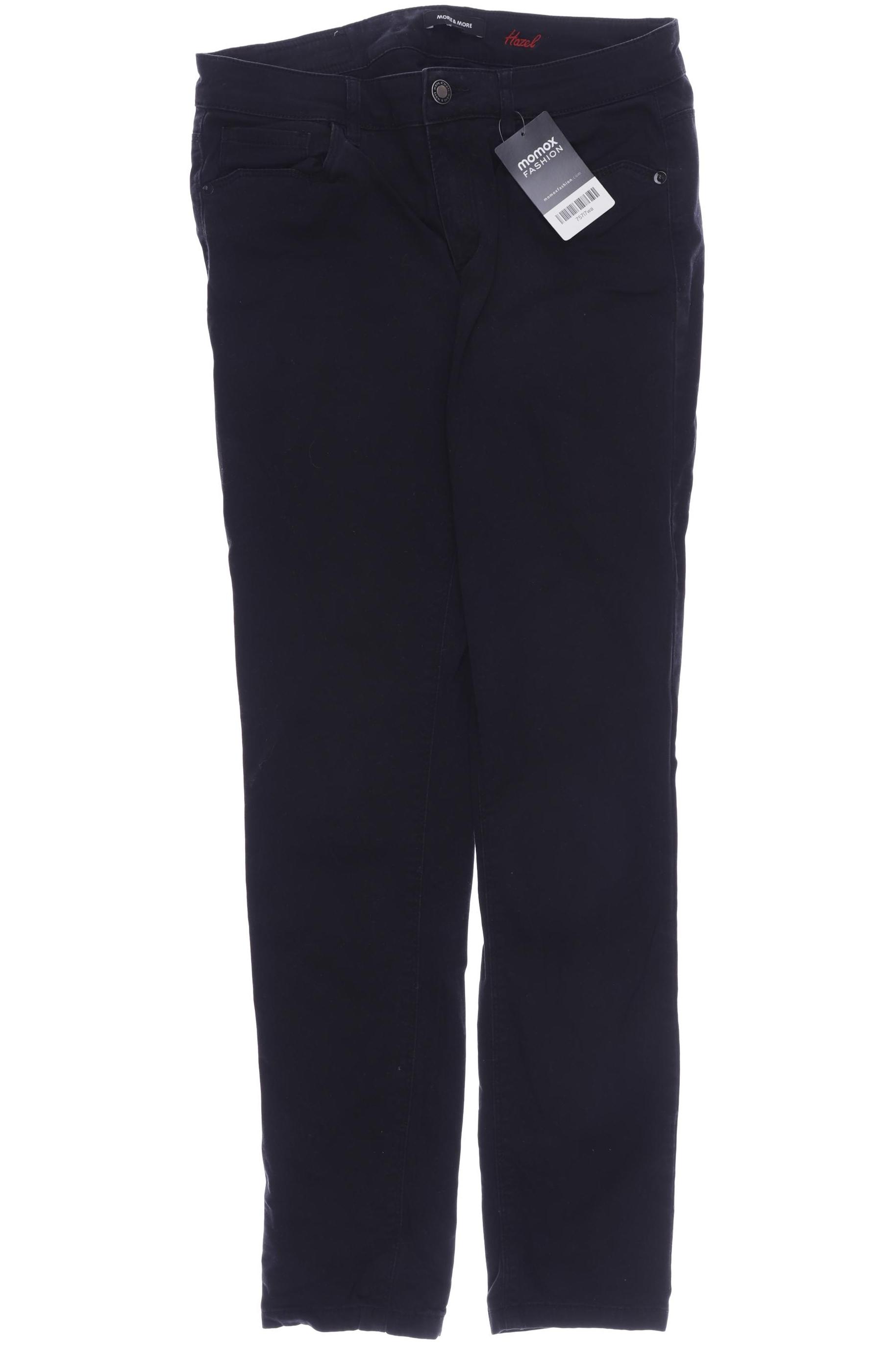 

More & More Damen Jeans, schwarz