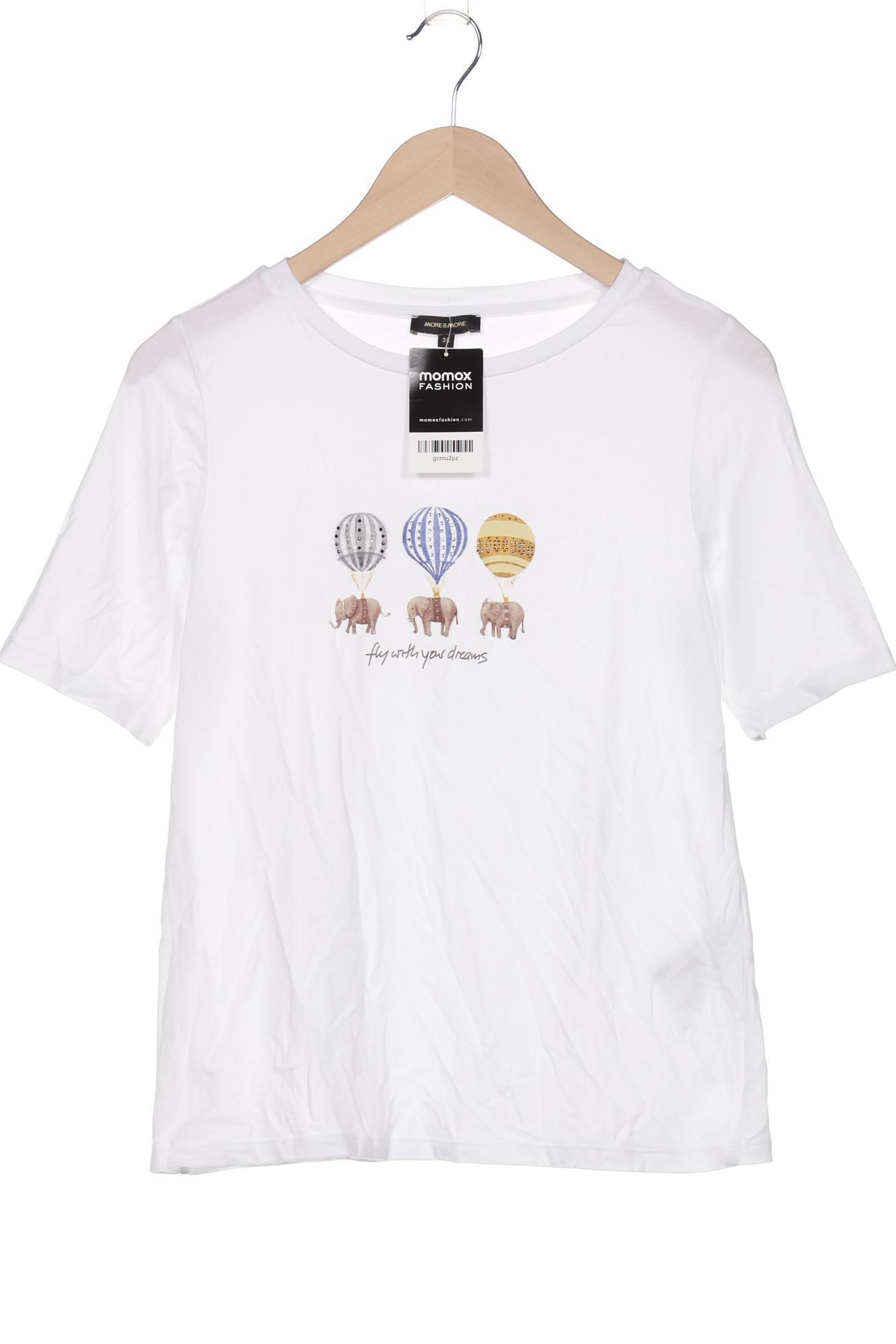 

More & More Damen T-Shirt, weiß, Gr. 36