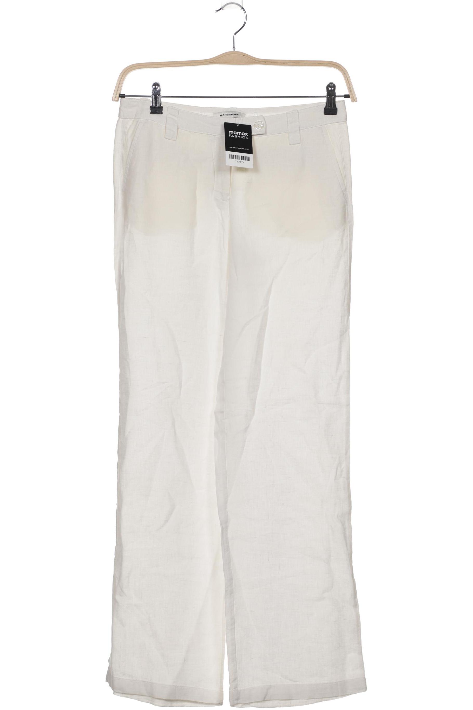 

More & More Damen Stoffhose, weiß, Gr. 36