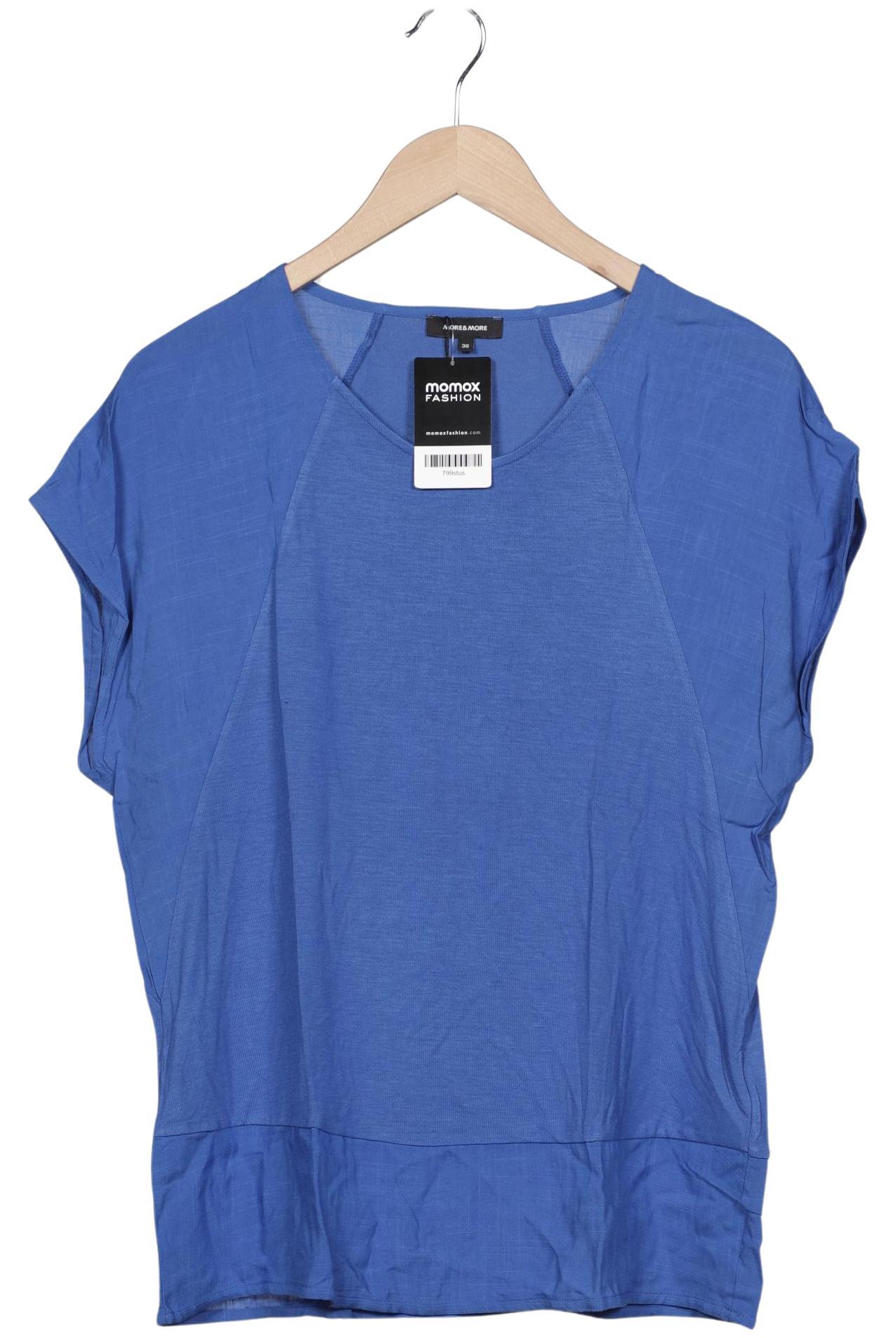 

More & More Damen T-Shirt, blau, Gr. 36