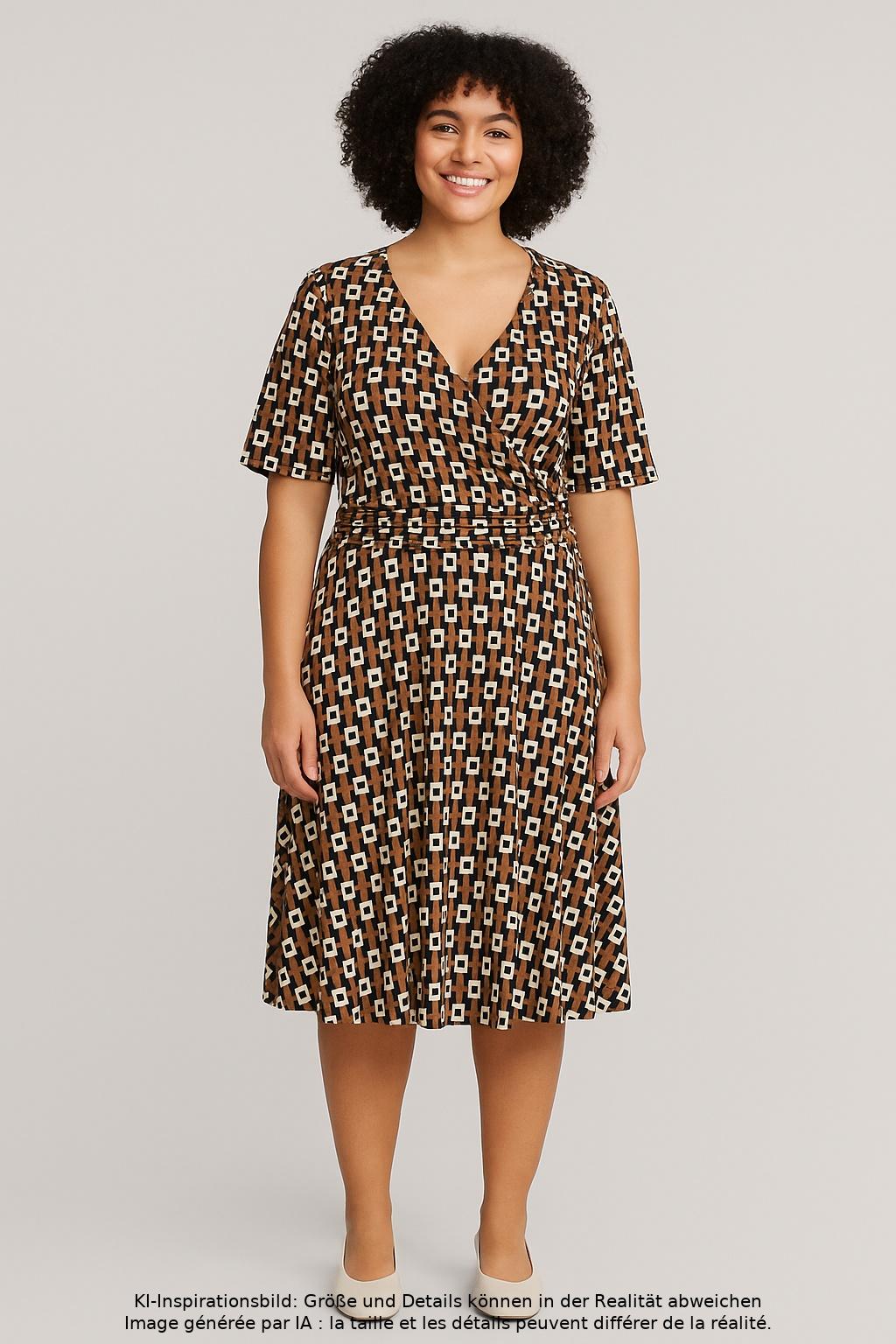 

More & More Damen Kleid, mehrfarbig, Gr. 38