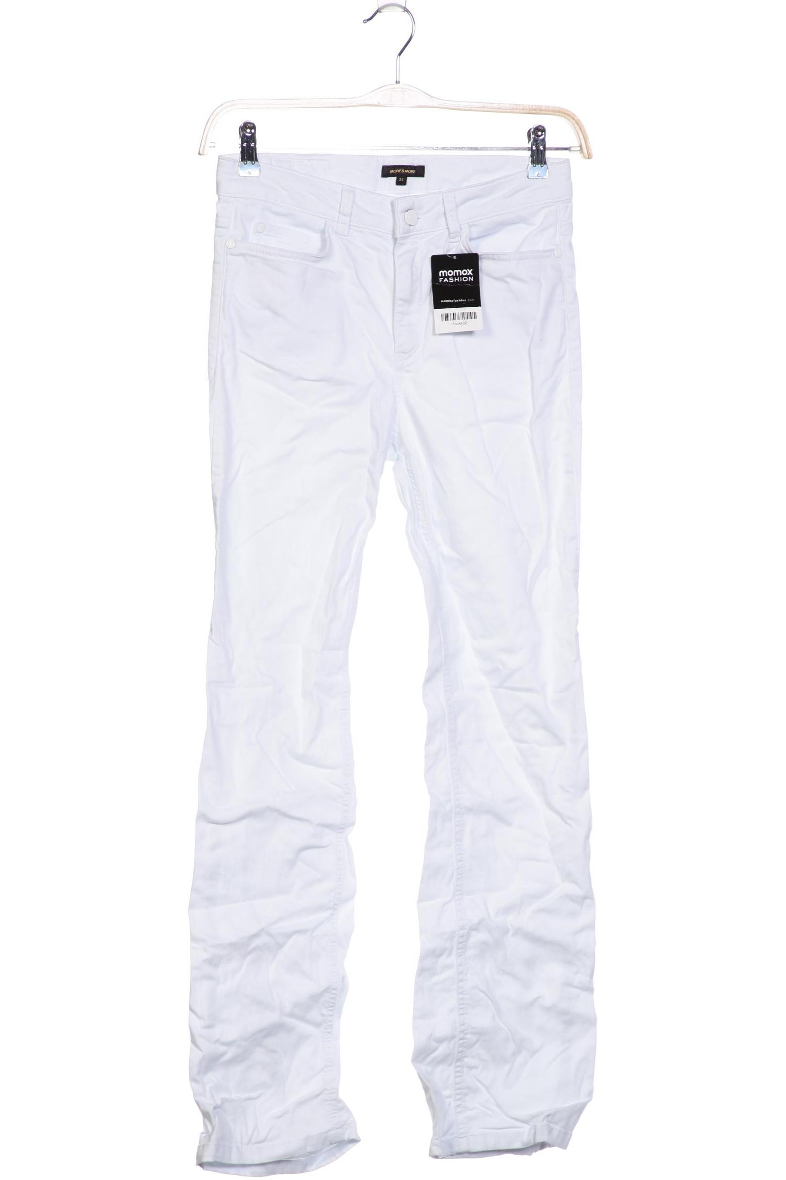 

More & More Damen Jeans, weiß, Gr. 34