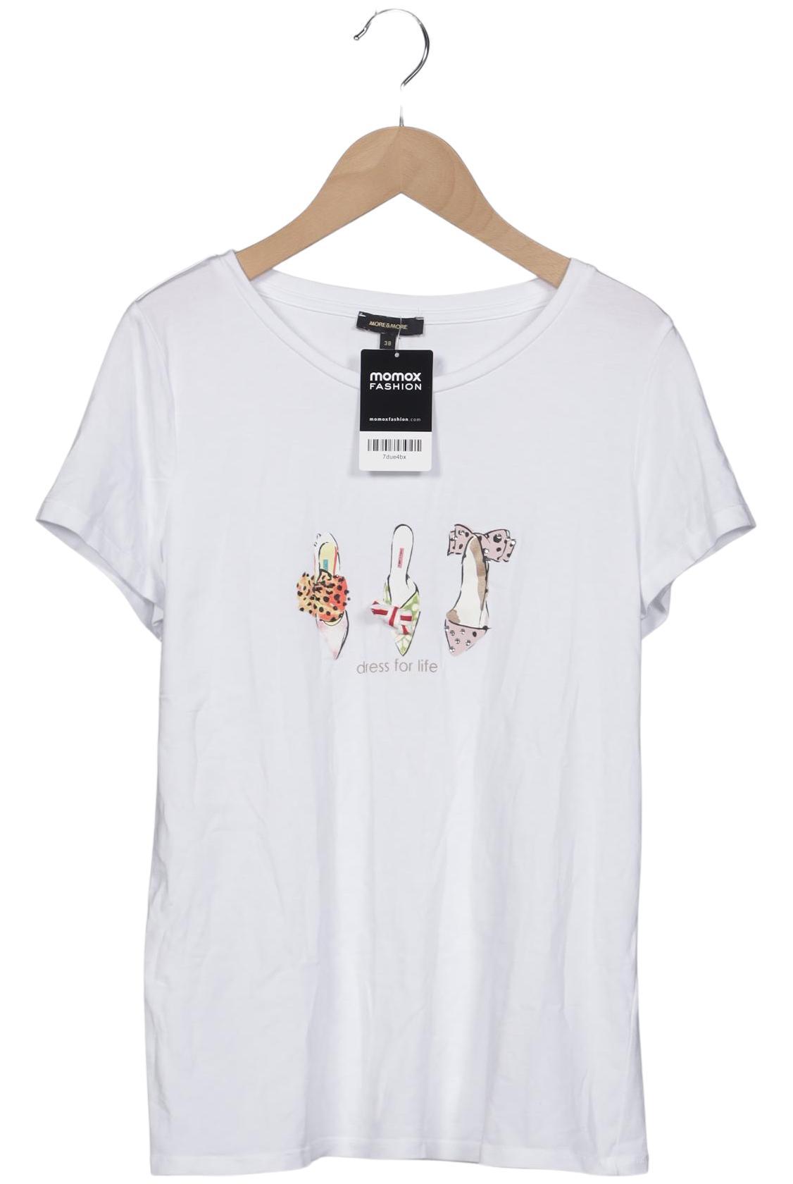 

More & More Damen T-Shirt, weiß, Gr. 38
