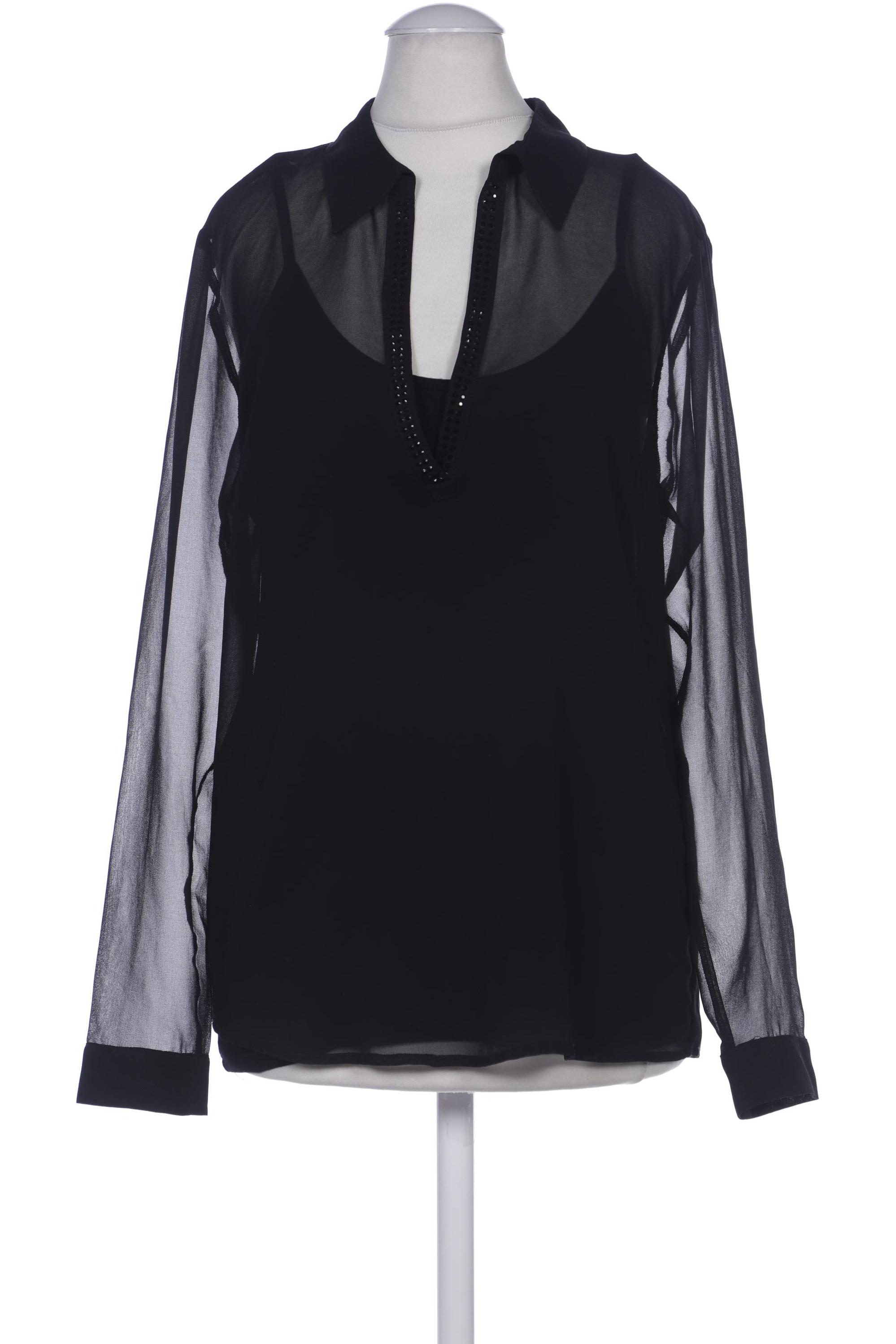 

More & More Damen Bluse, schwarz, Gr. 34
