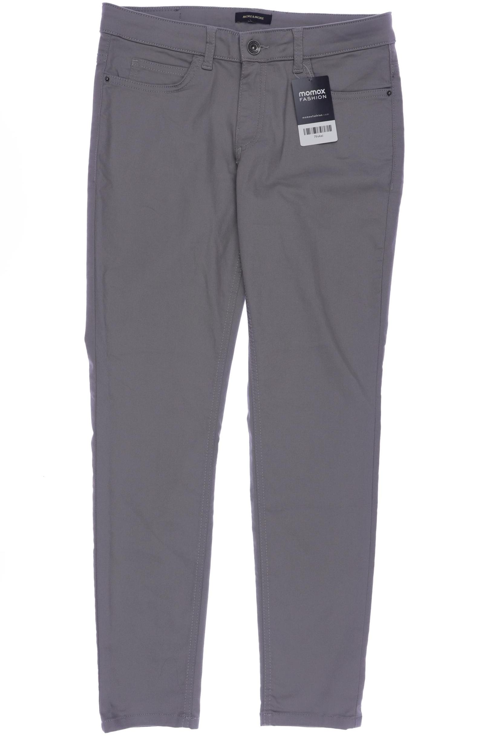 

More & More Damen Stoffhose, grau, Gr. 38