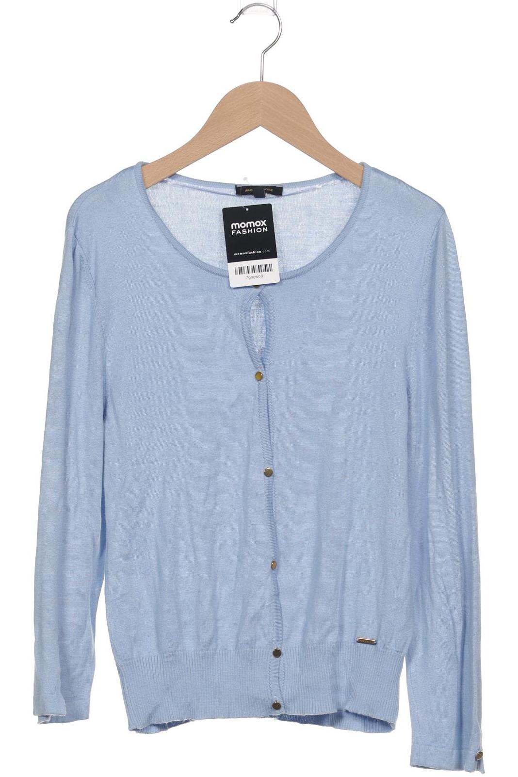 

More & More Damen Strickjacke, blau, Gr. 34
