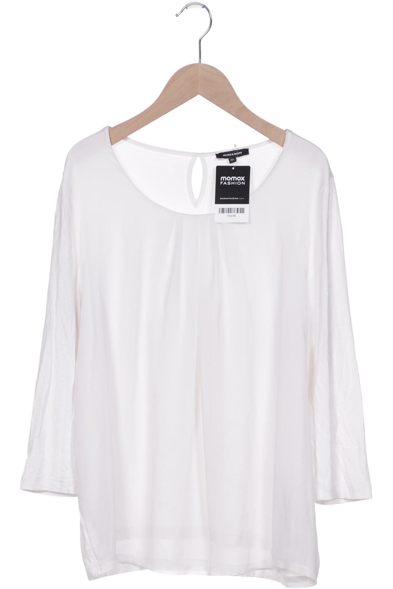 

More & More Damen Langarmshirt, weiß