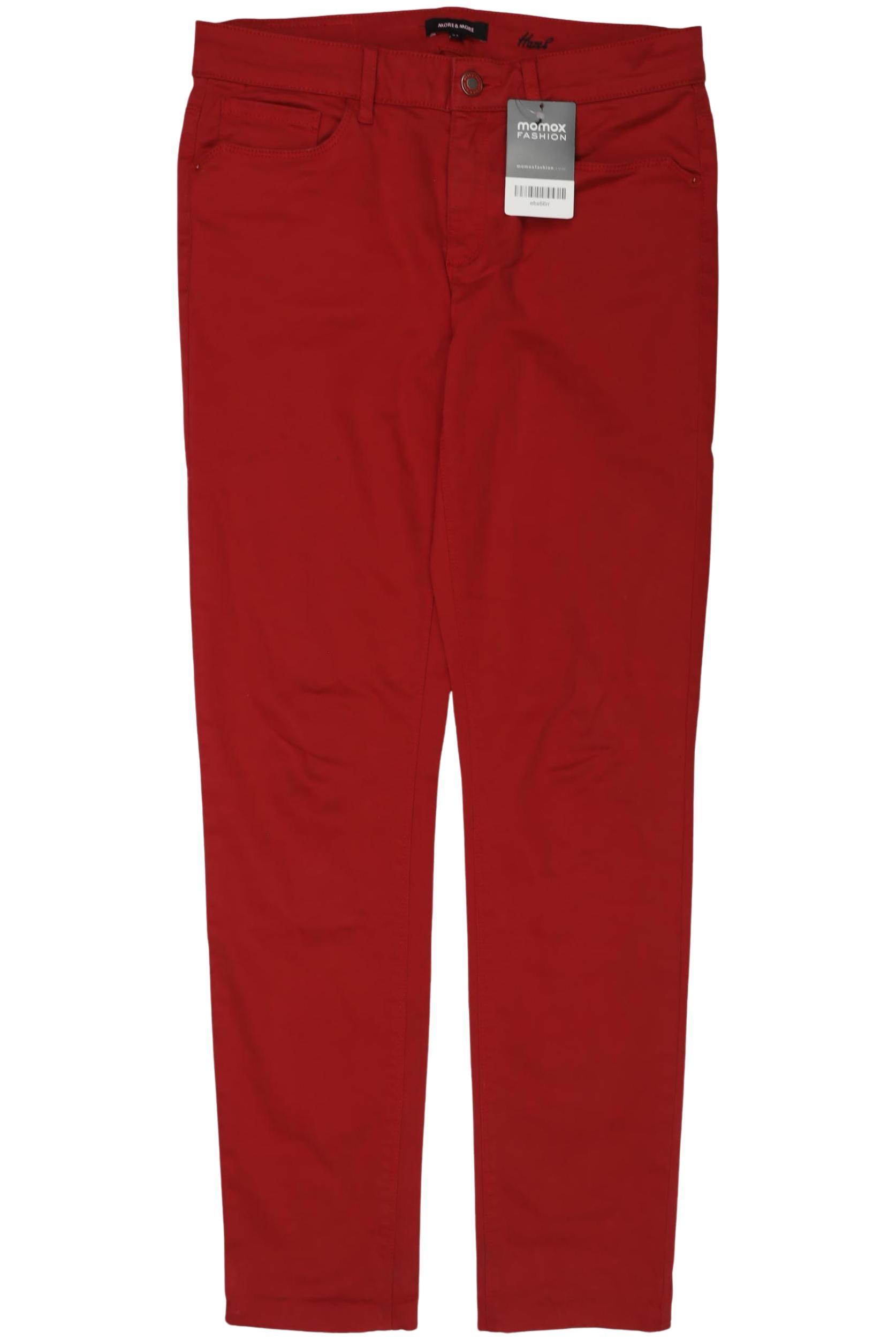 

More & More Damen Jeans, rot, Gr. 34