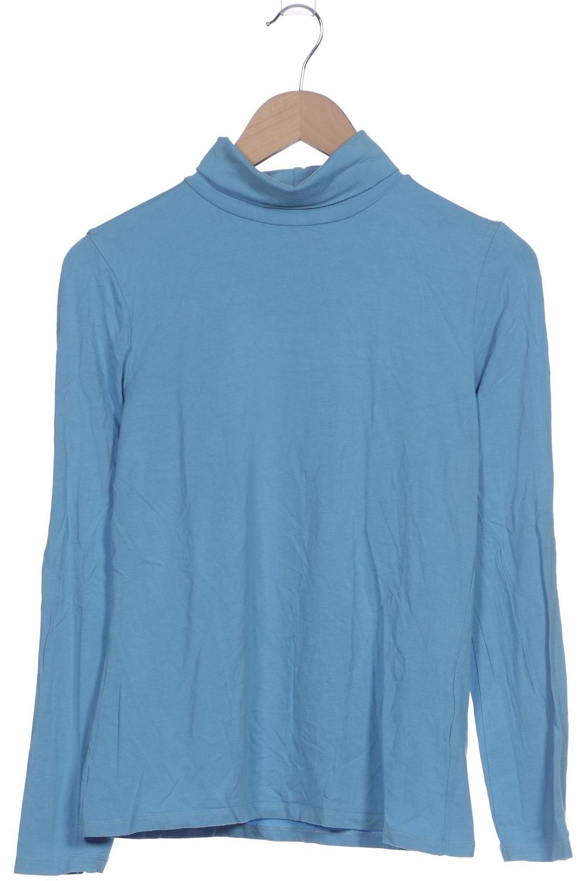 

More & More Damen Langarmshirt, blau, Gr. 38