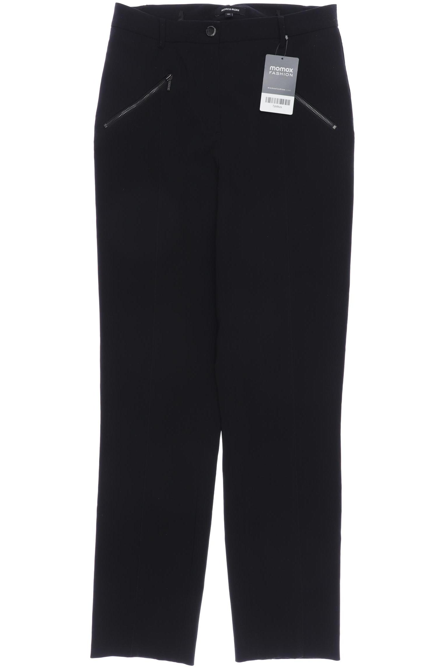 

More & More Damen Stoffhose, schwarz, Gr. 36