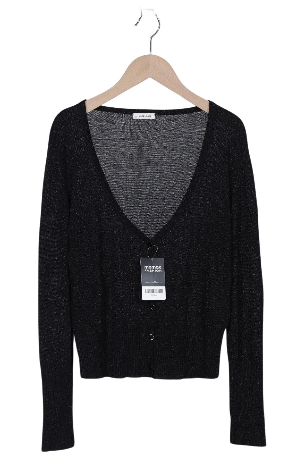 

More & More Damen Strickjacke, schwarz, Gr. 34