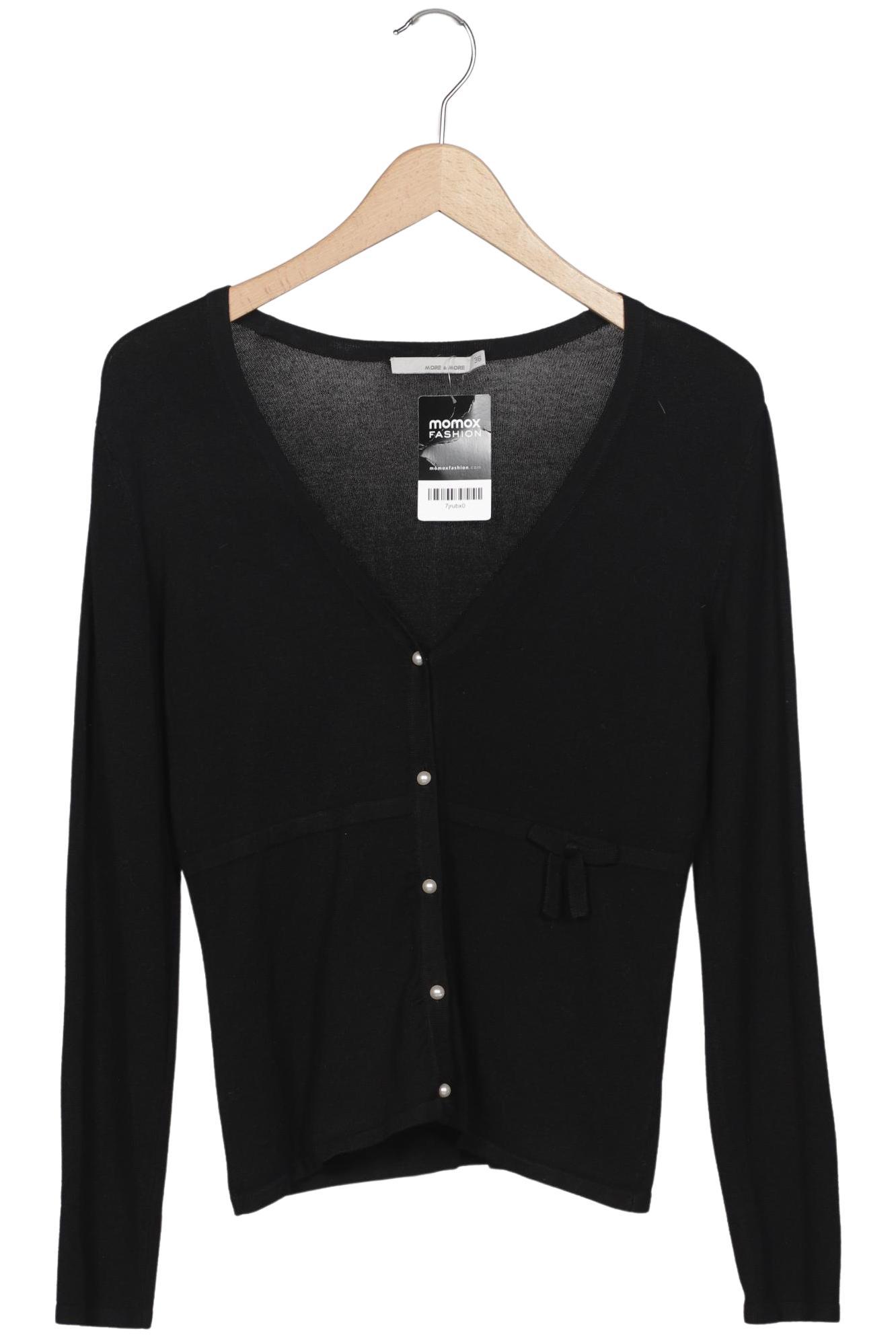 

More & More Damen Strickjacke, schwarz, Gr. 36
