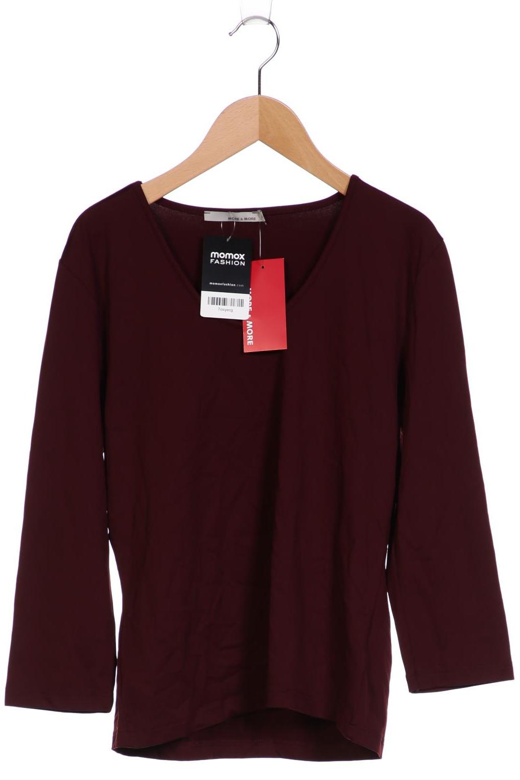 

More & More Damen Langarmshirt, bordeaux, Gr. 42