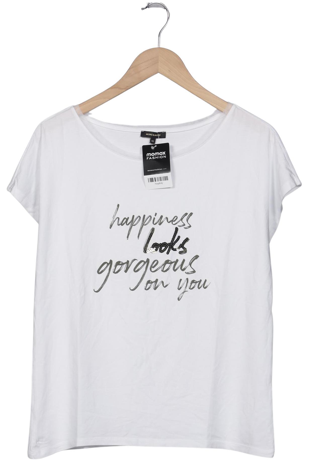

More & More Damen T-Shirt, weiß, Gr. 40