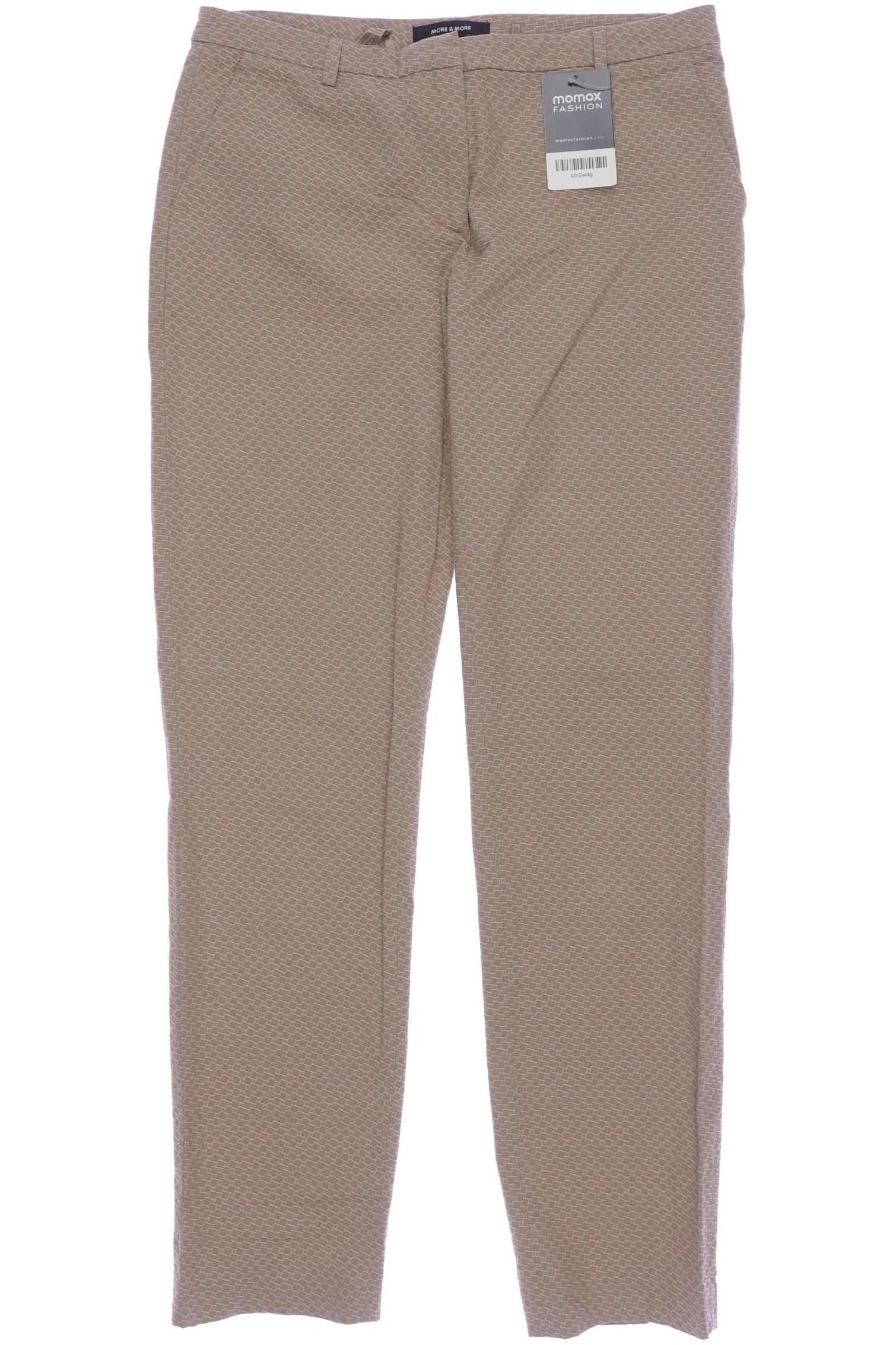 

More & More Damen Stoffhose, beige, Gr. 36