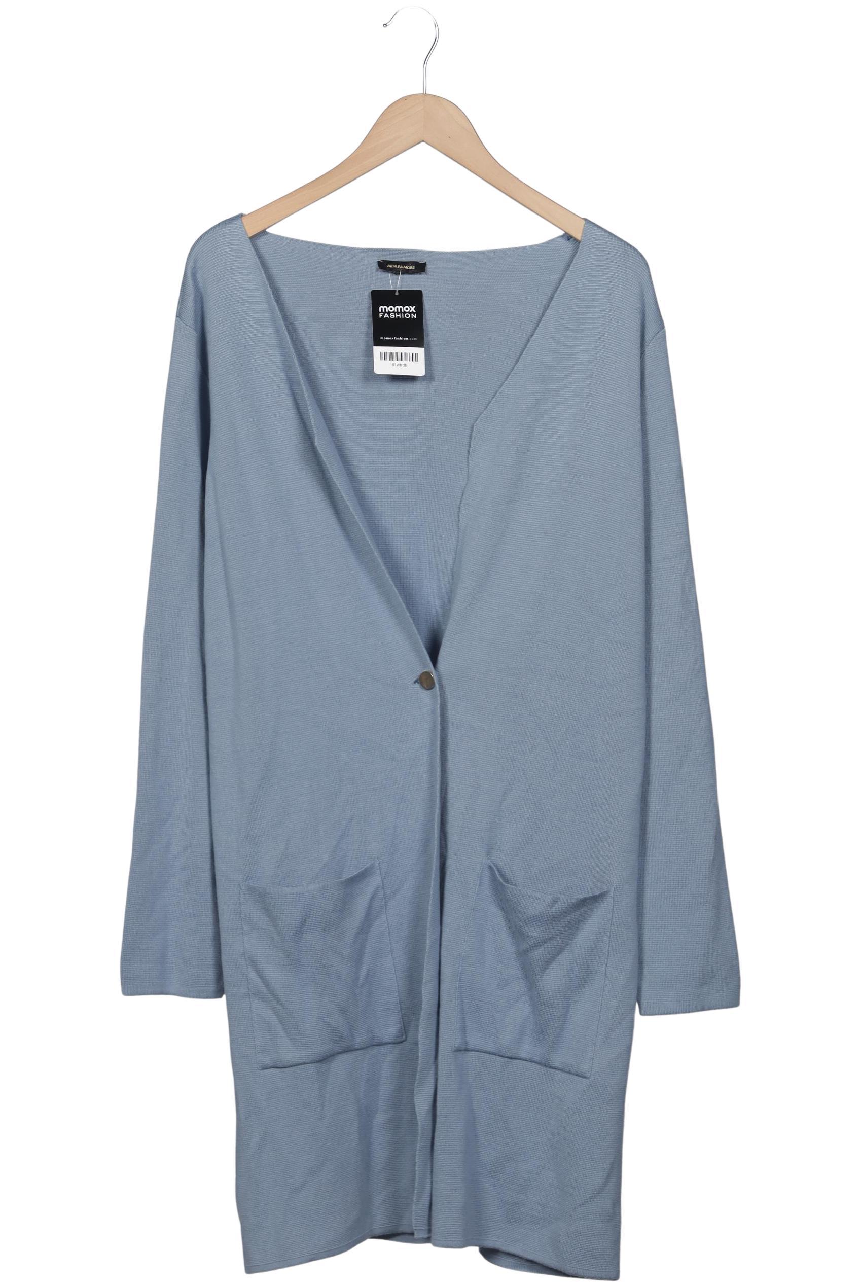 

More & More Damen Strickjacke, hellblau, Gr. 42