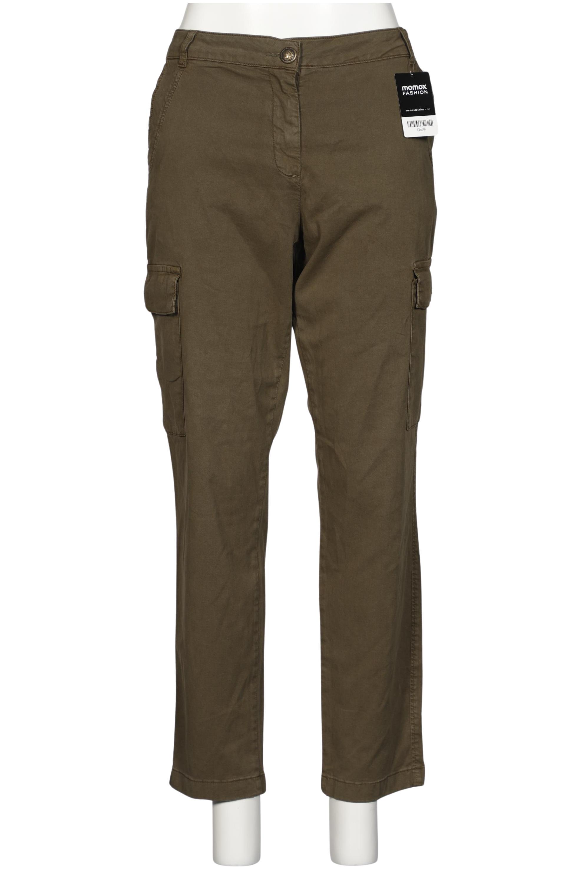 

More & More Damen Stoffhose, grün, Gr. 44