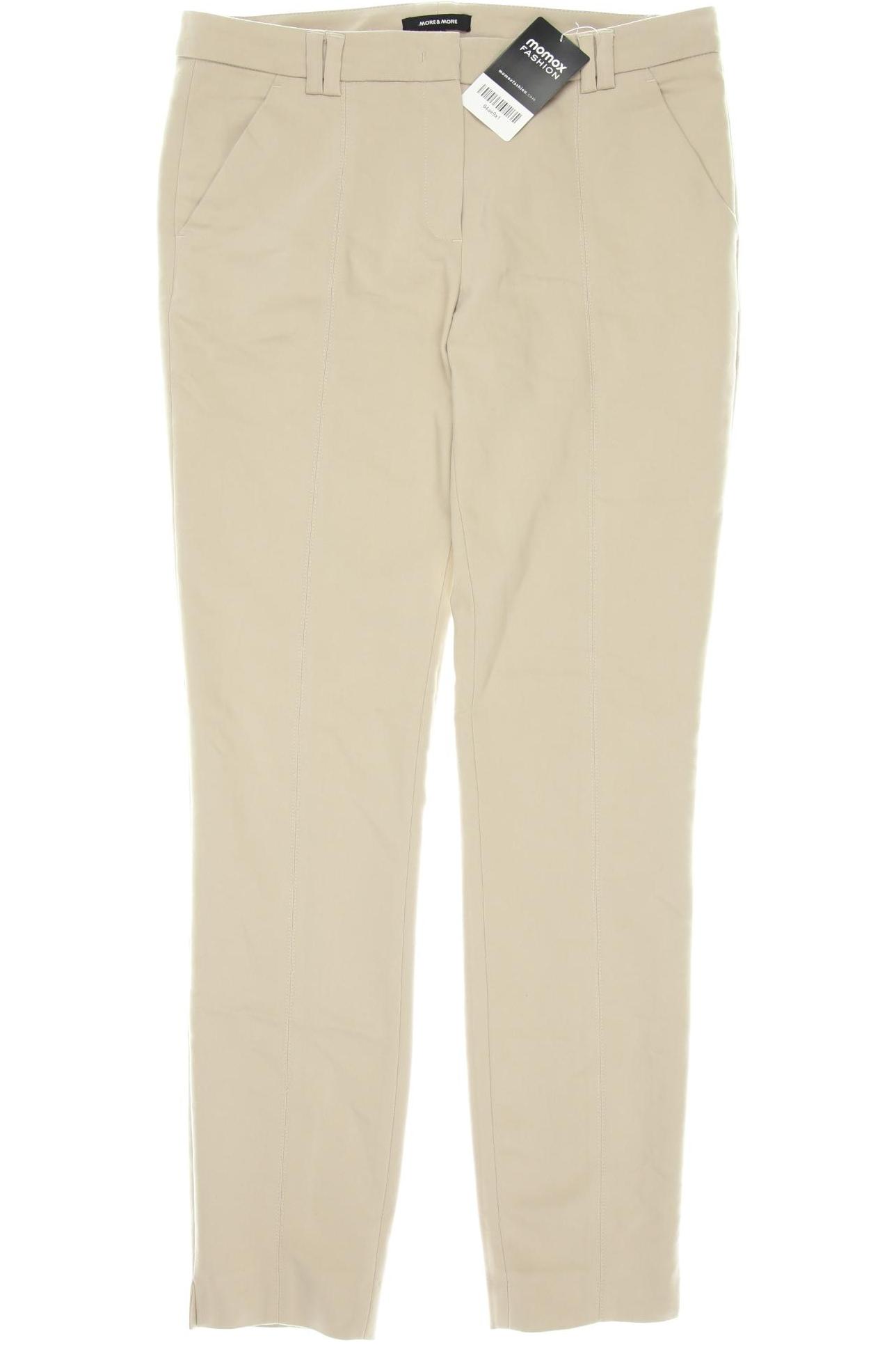 

More & More Damen Stoffhose, beige, Gr. 34