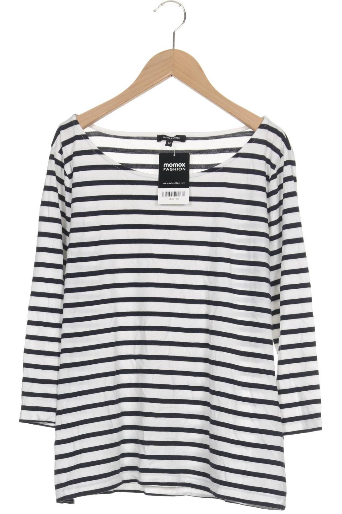 

More & More Damen Langarmshirt, weiß, Gr. 44