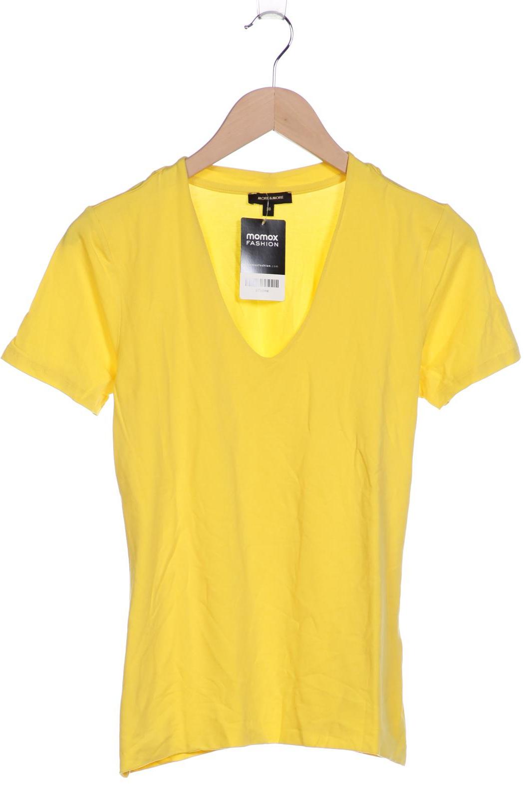 

More & More Damen T-Shirt, gelb, Gr. 38