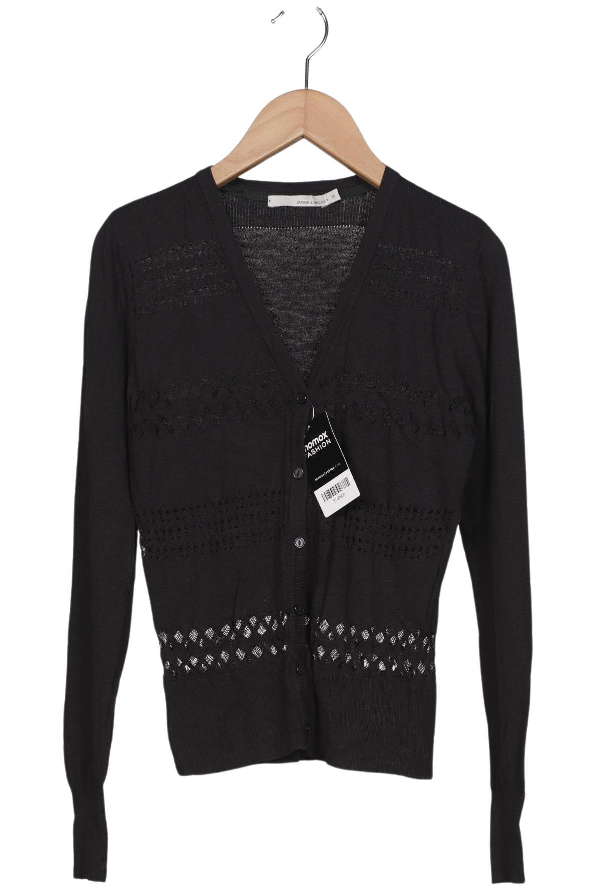 

More & More Damen Strickjacke, schwarz, Gr. 34