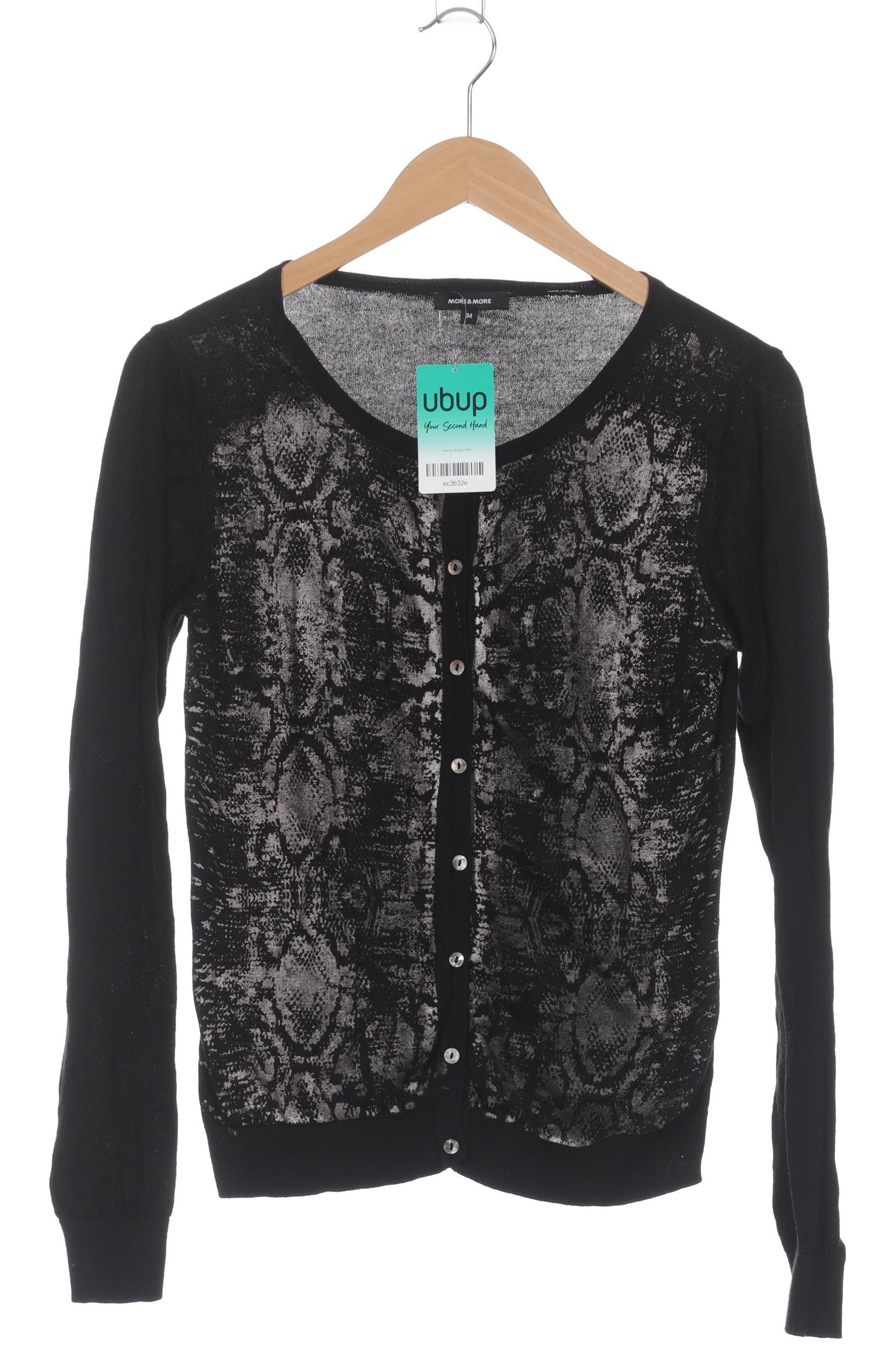 

More & More Damen Strickjacke, schwarz, Gr. 34