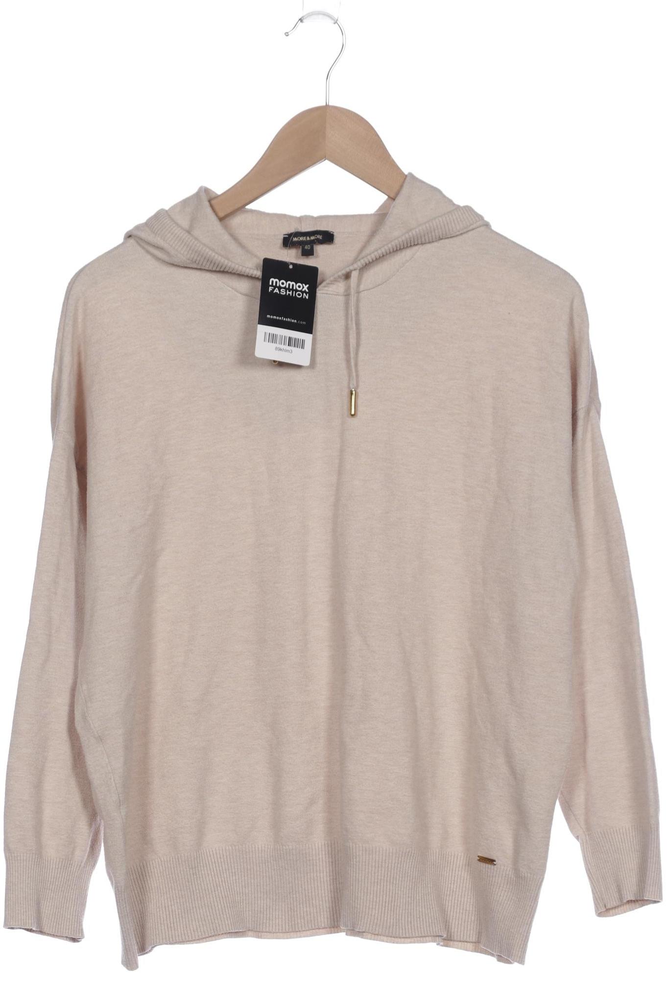 

More & More Damen Kapuzenpullover, beige, Gr. 40