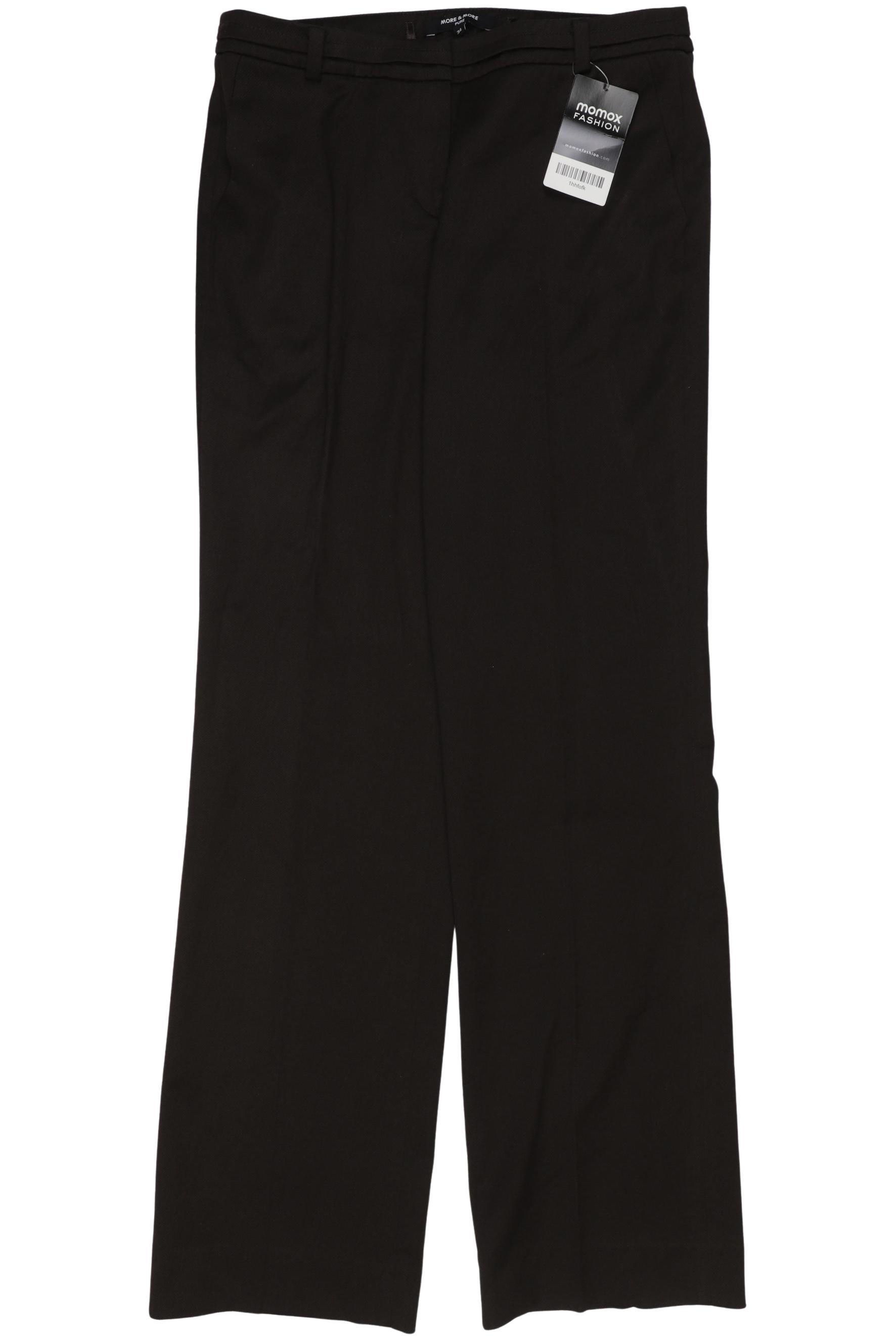 

More & More Damen Stoffhose, schwarz, Gr. 34