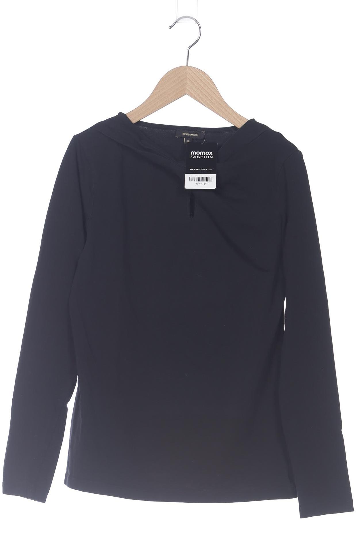 

More & More Damen Langarmshirt, schwarz, Gr. 38