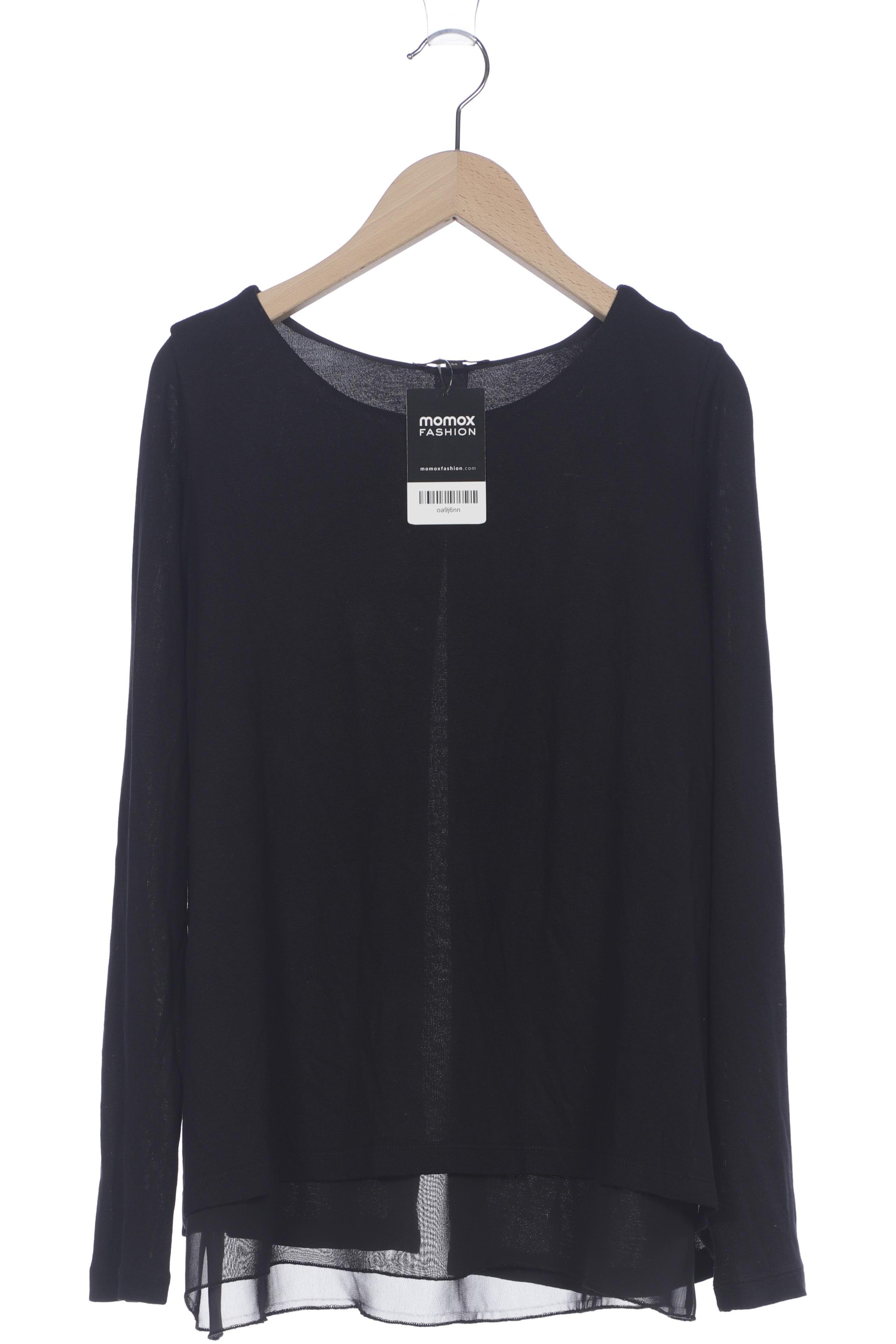 

More & More Damen Langarmshirt, schwarz, Gr. 34