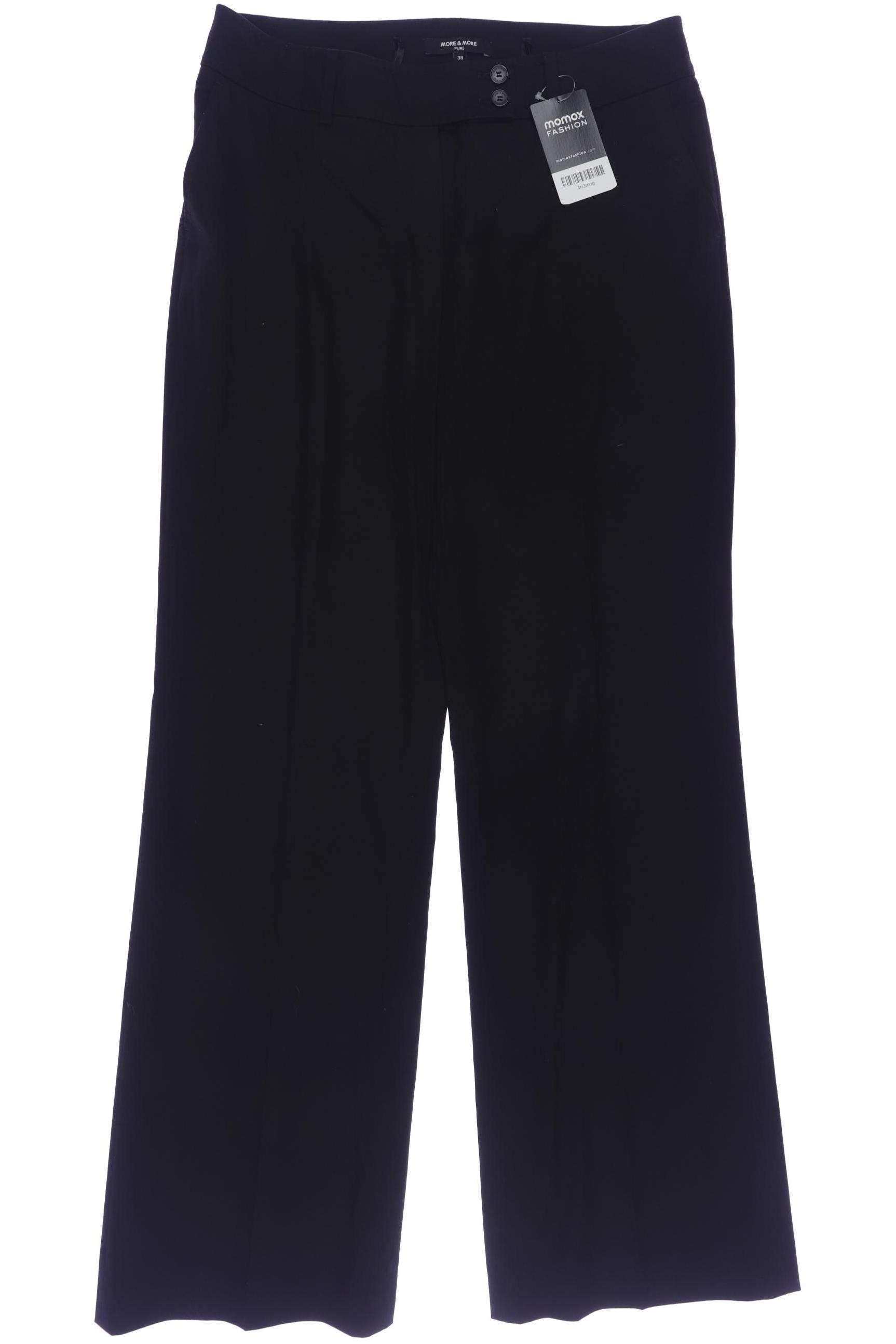 

More & More Damen Stoffhose, schwarz, Gr. 38