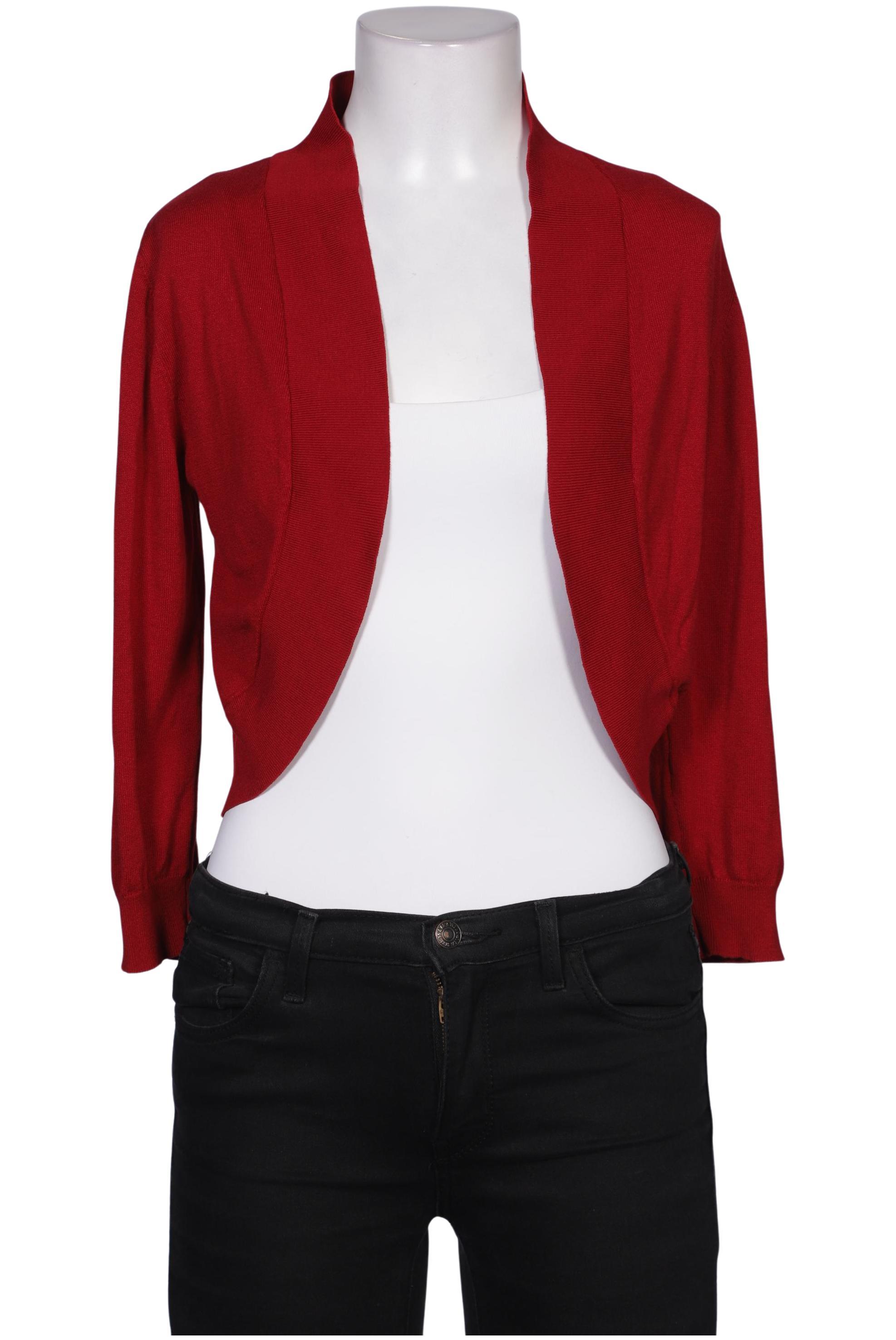 

More & More Damen Strickjacke, rot, Gr. 34