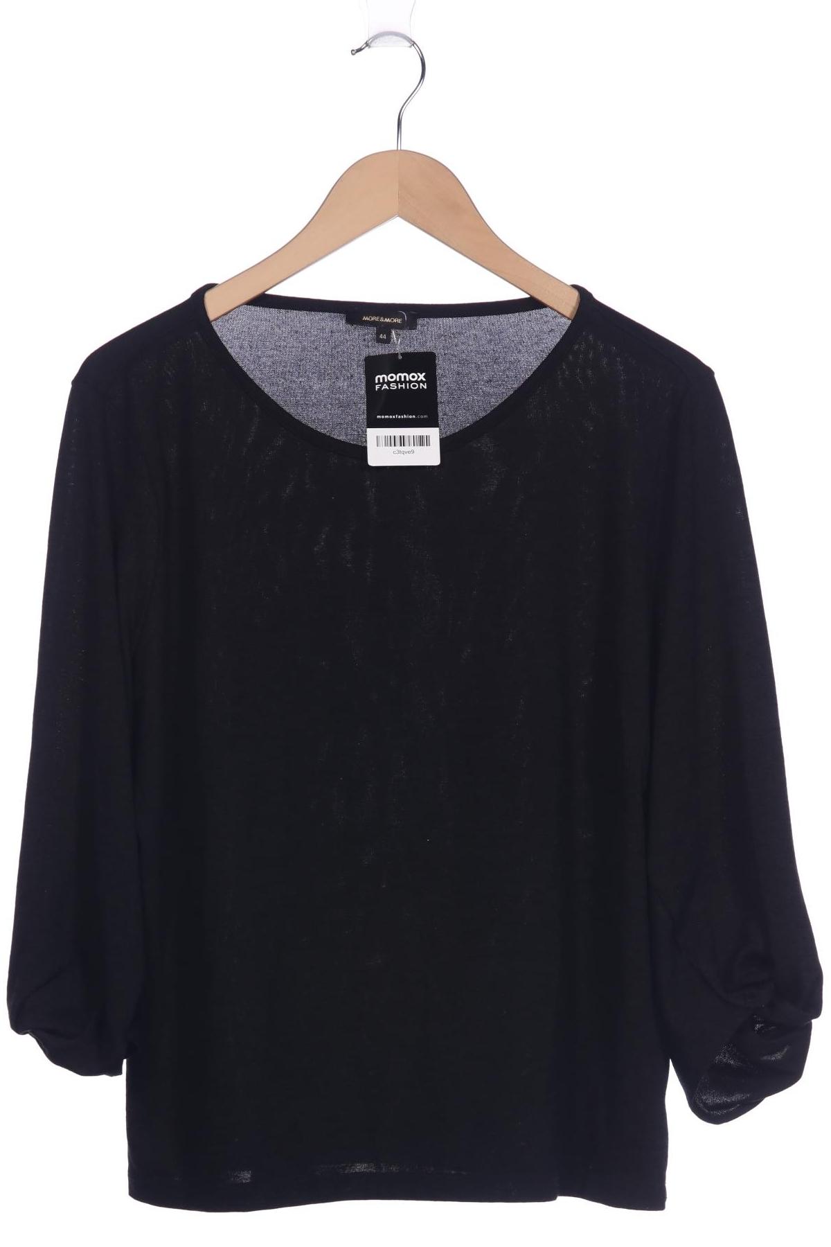 

More & More Damen Langarmshirt, schwarz, Gr. 44