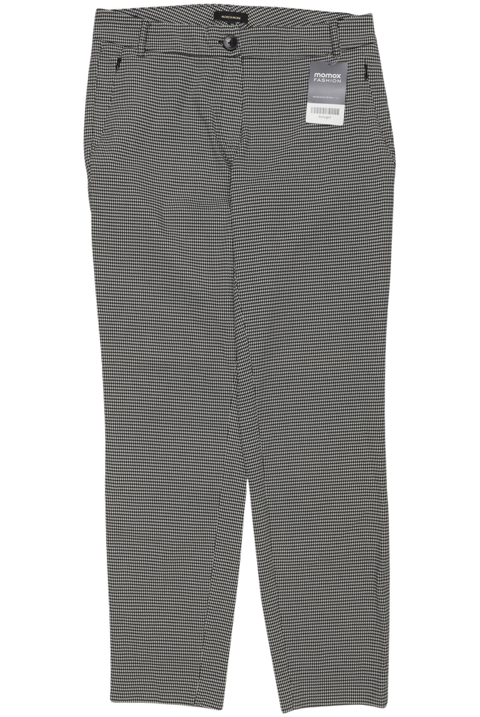 

More & More Damen Stoffhose, grau, Gr. 34